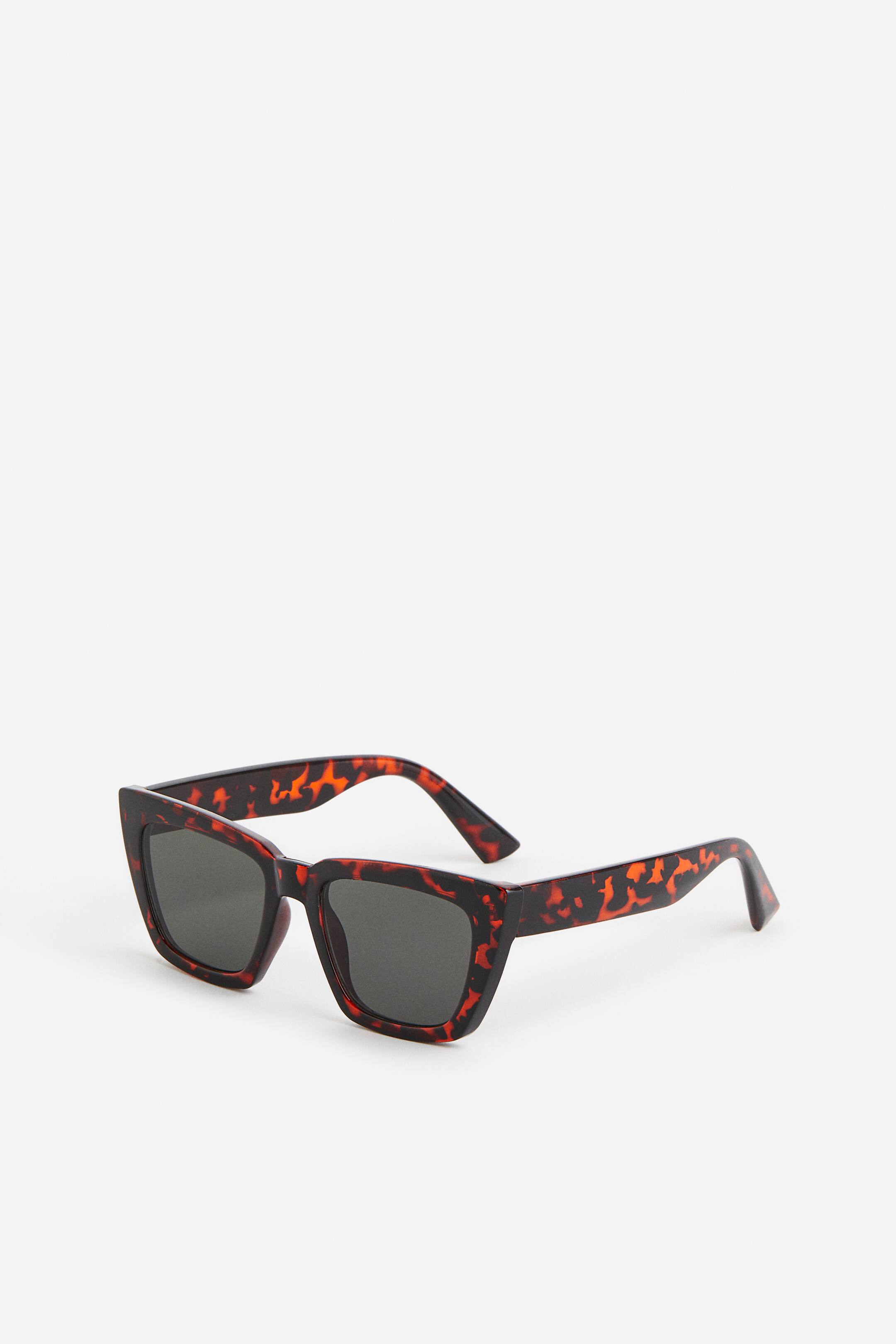 Pieces - Lunettes de soleil yeux de chat - Écaille de tortue marron | ASOS