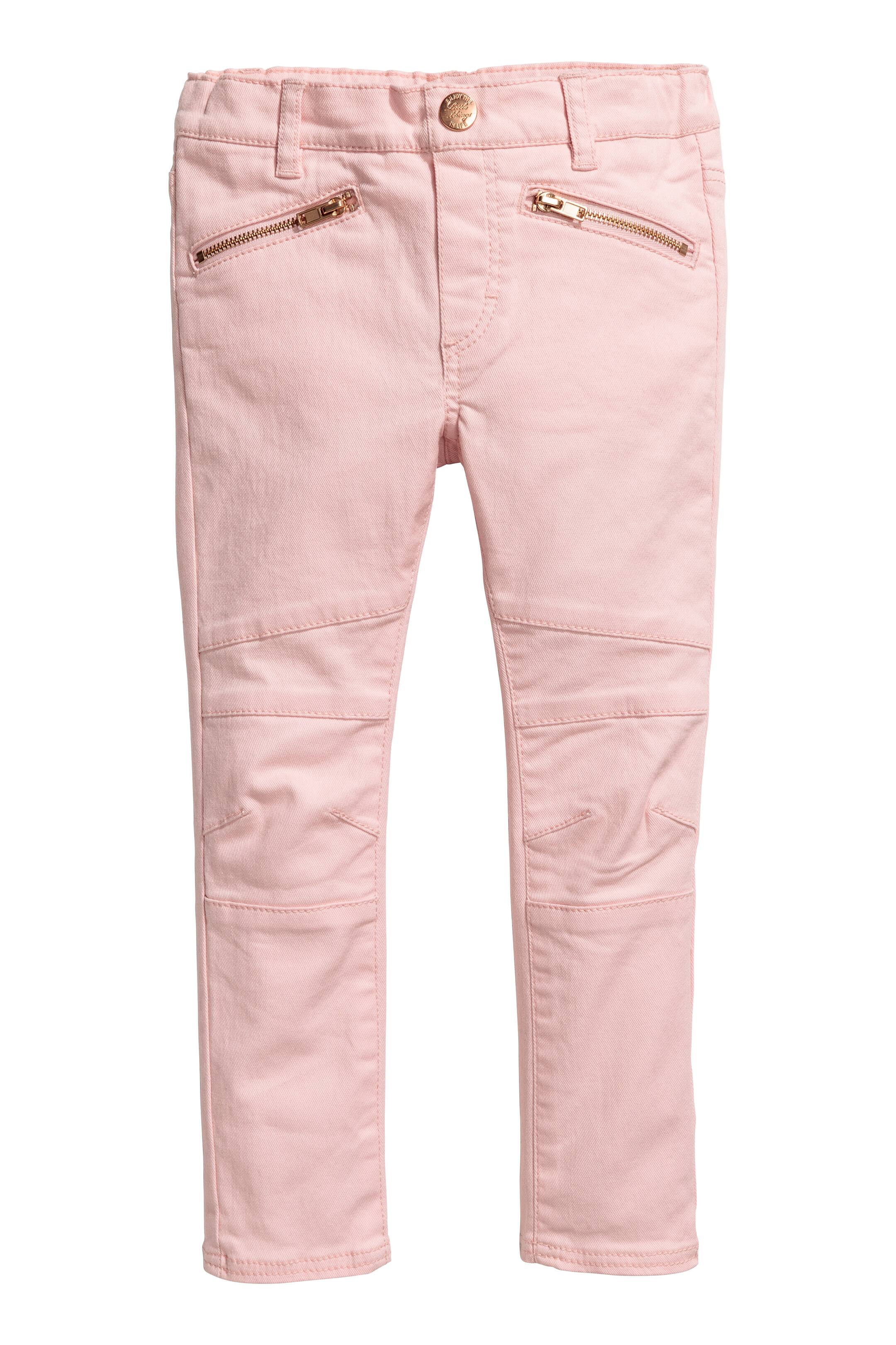 View larger image: Biker treggings - Light pink - Kids | H&M GB 1