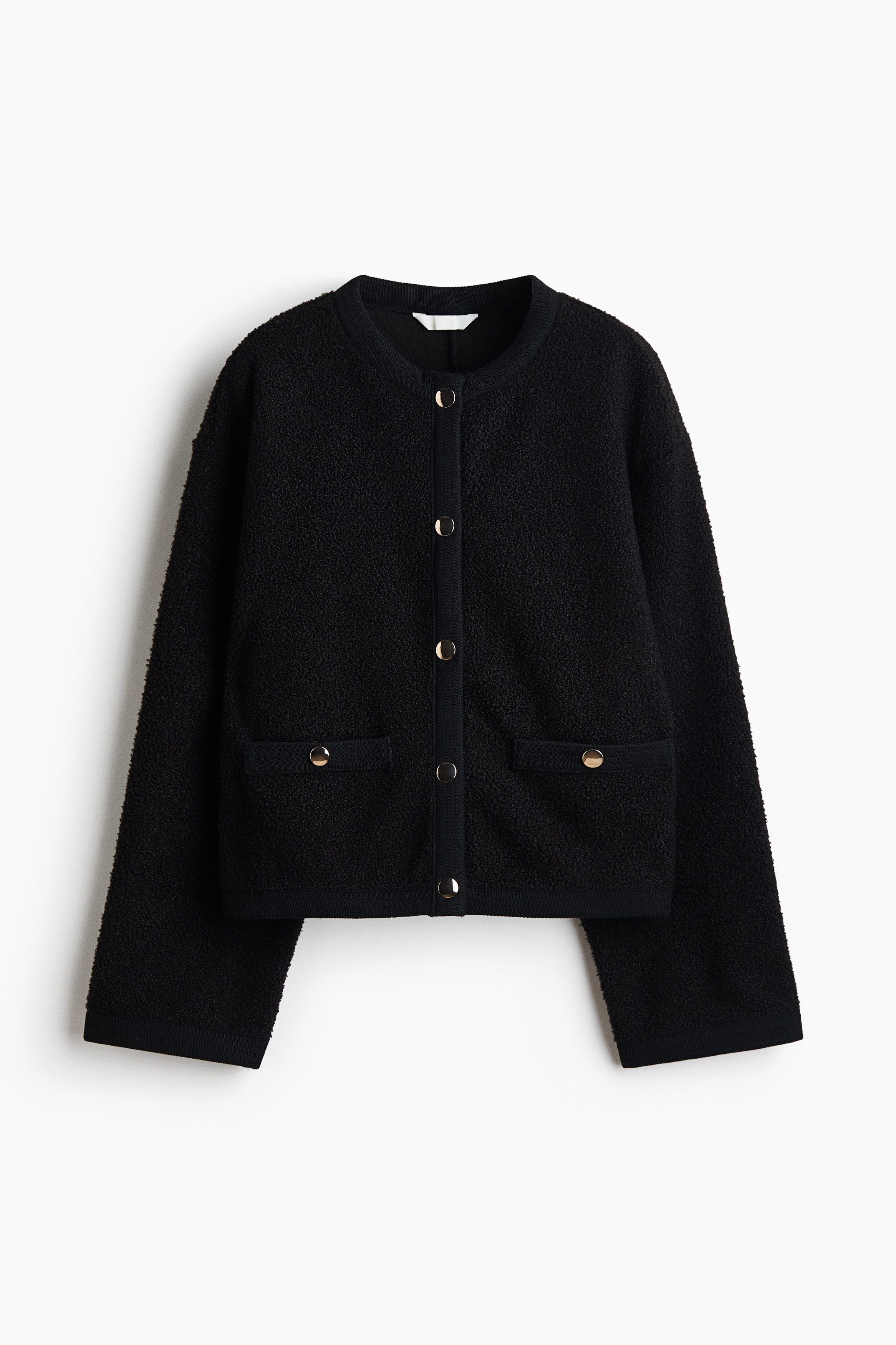 Teddy Fleece Jacket - Black