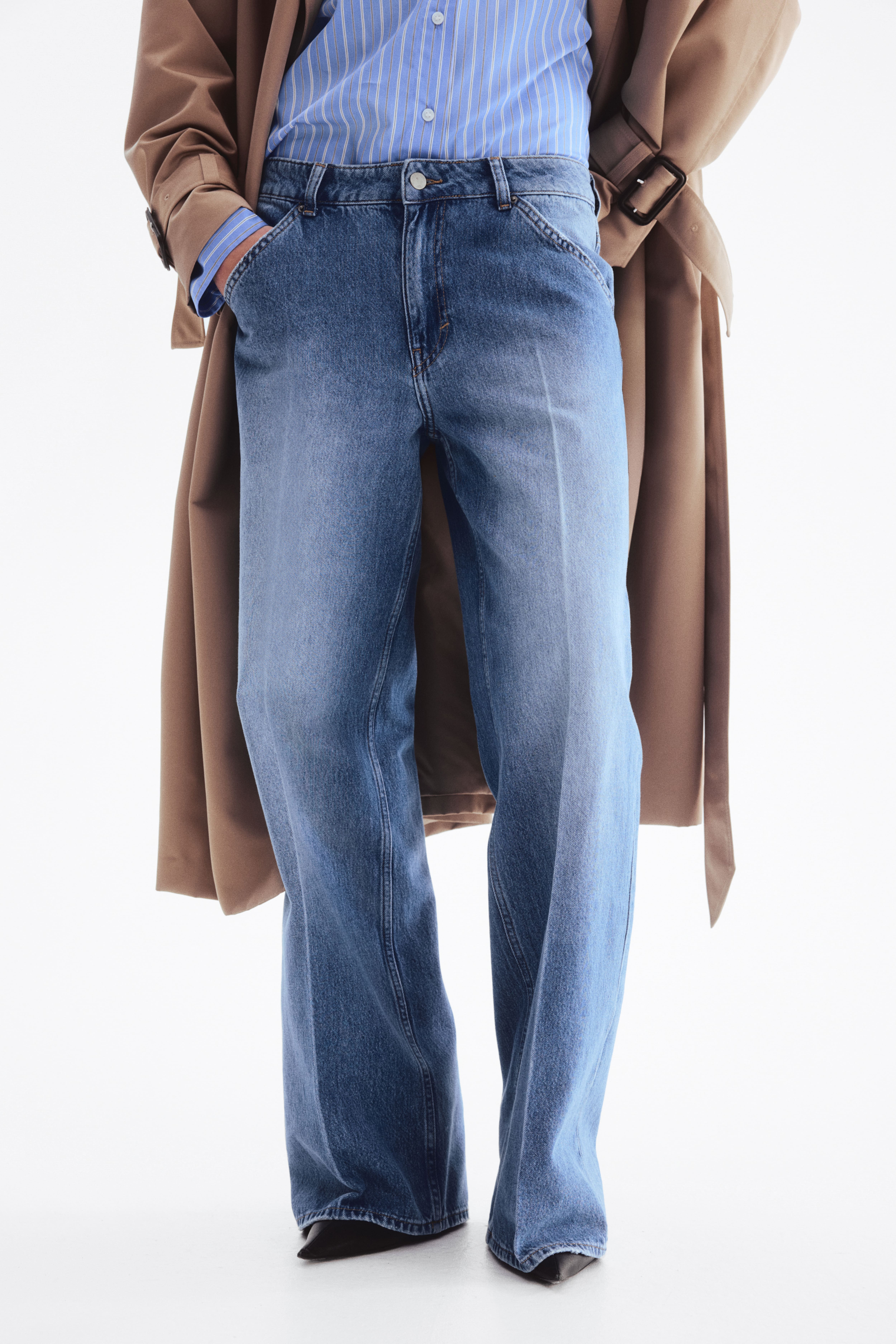 Creased Jeans