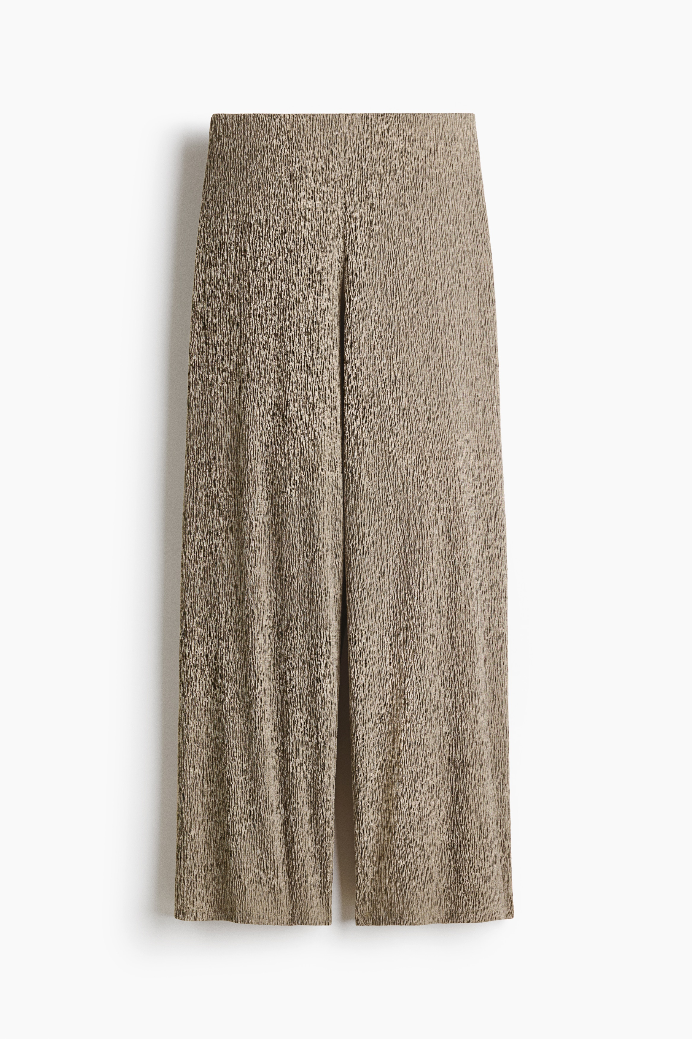 Straight Crinkled Pants
