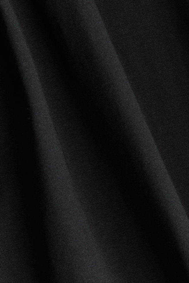 Long T-shirt dress - Black/Cream/Black striped/Navy blue/Striped/Brown/Light beige - 2
