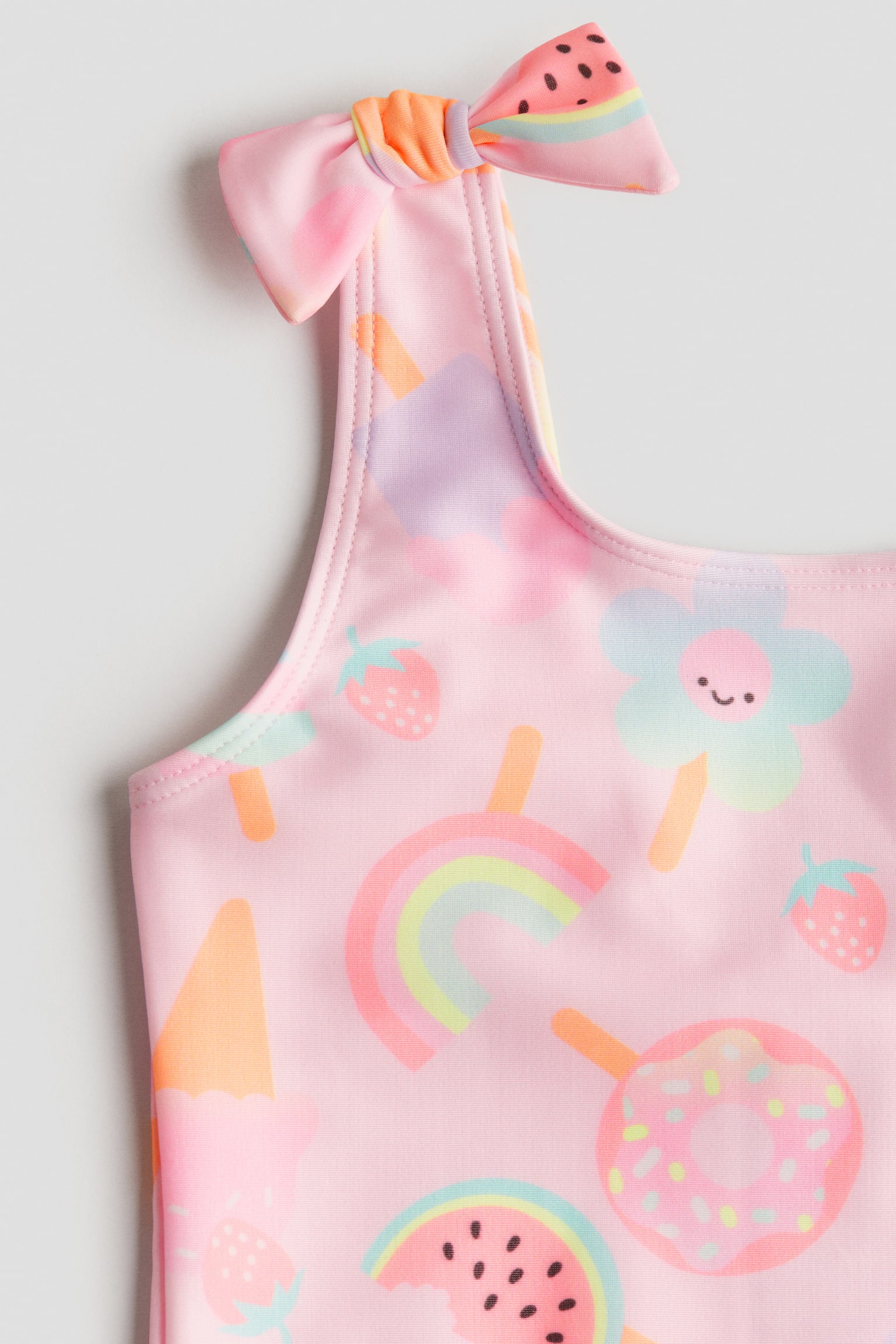 Patterned swimsuit - Light pink/Ice cream/Light purple/Unicorns - 2