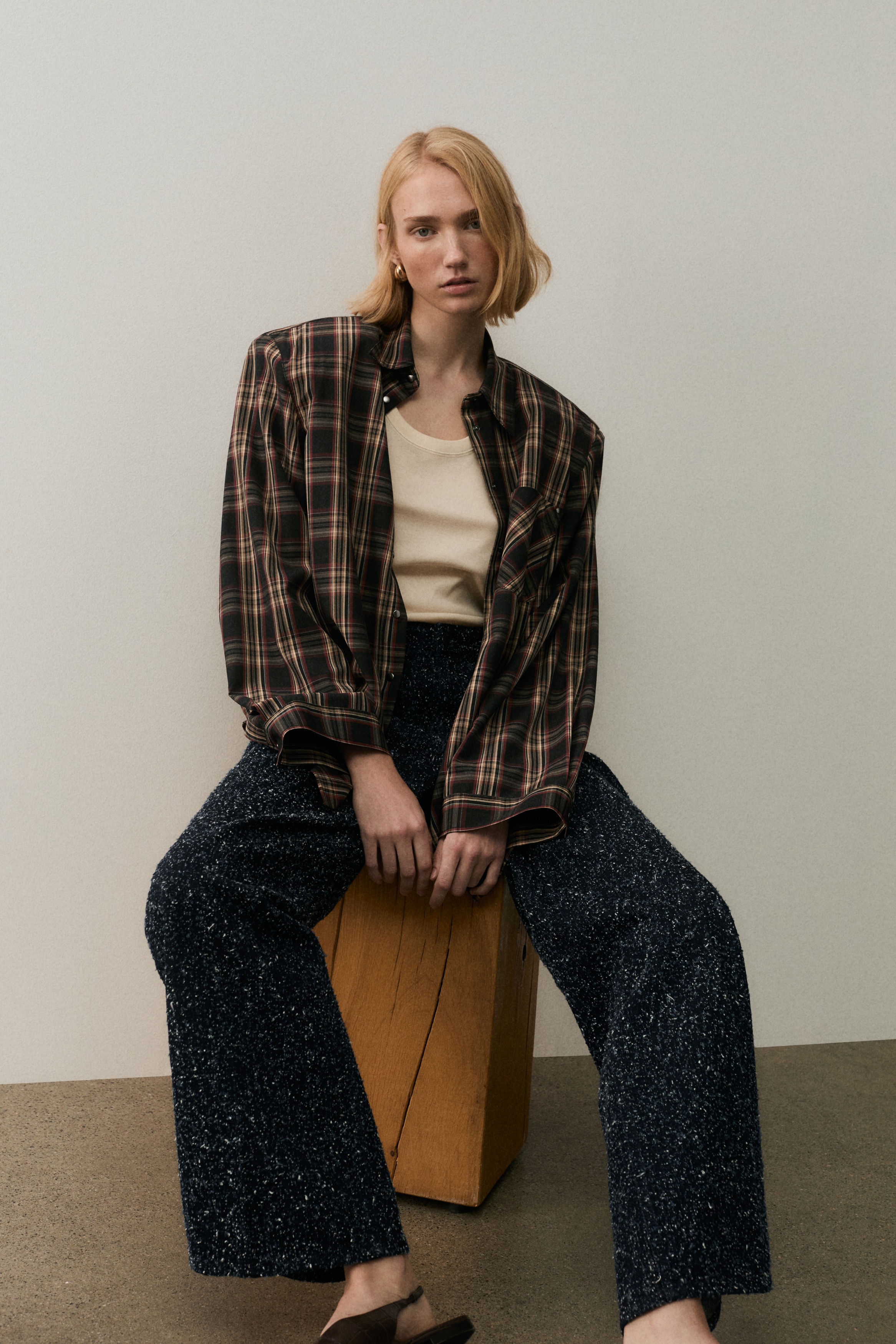 Shoulder-pad shirt