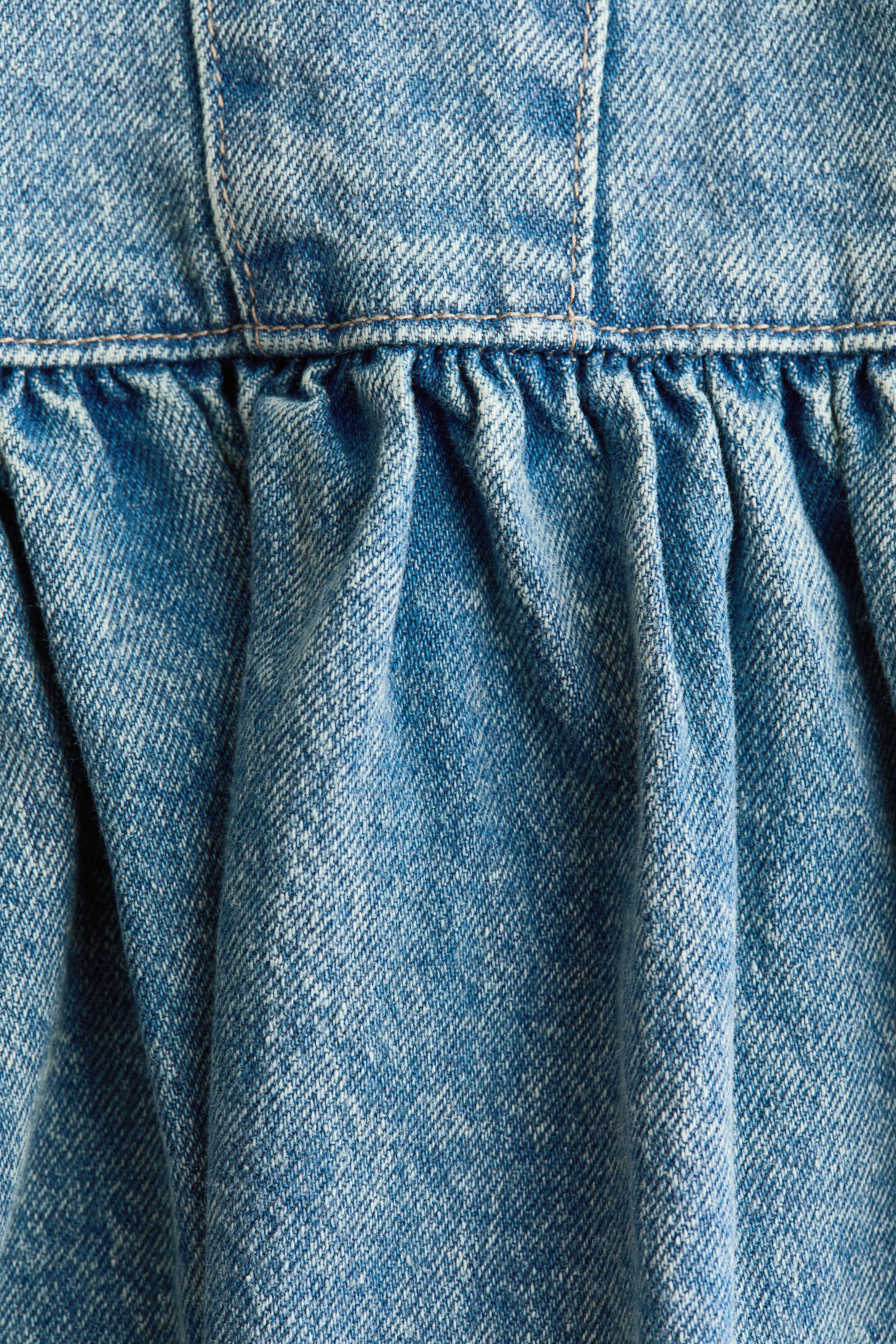 Женские платья H&M Denim Dress with Flared Skirt — фото 2