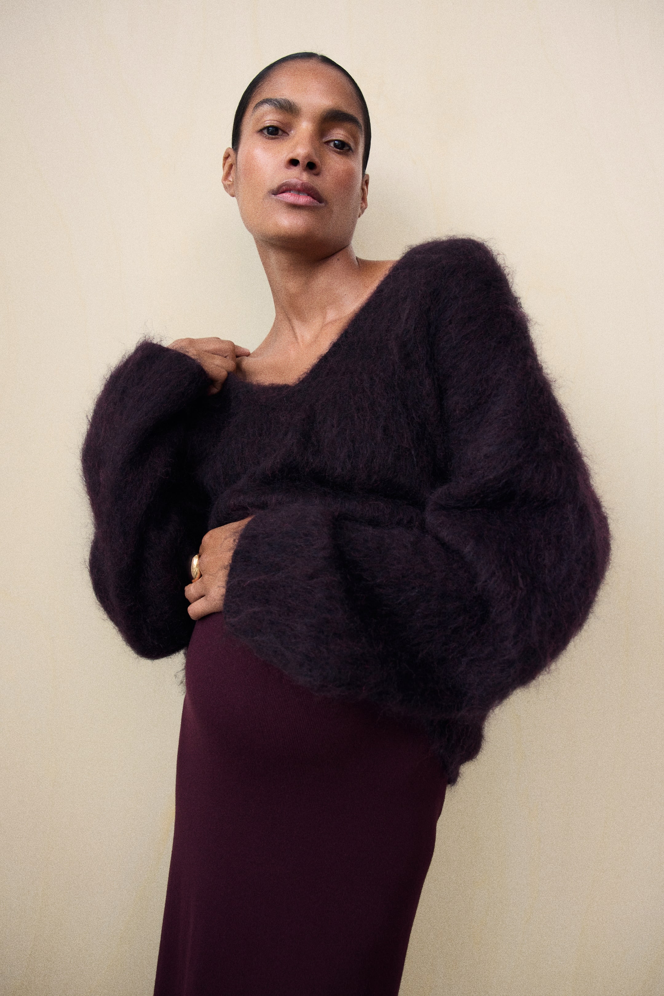MAMA Fine-Knit Skirt