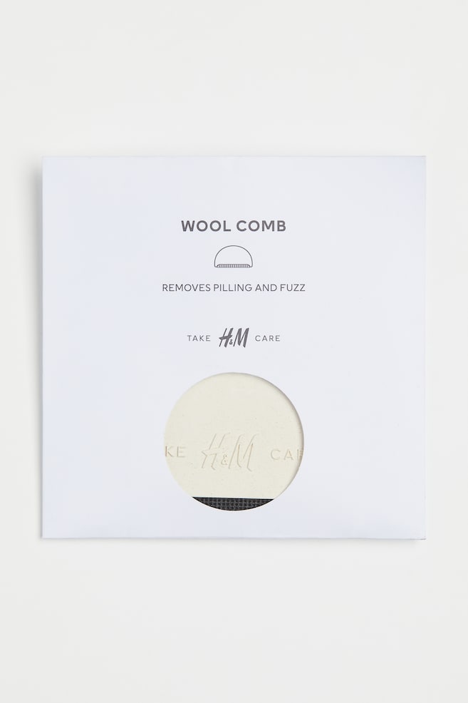 Wool comb - White - 2
