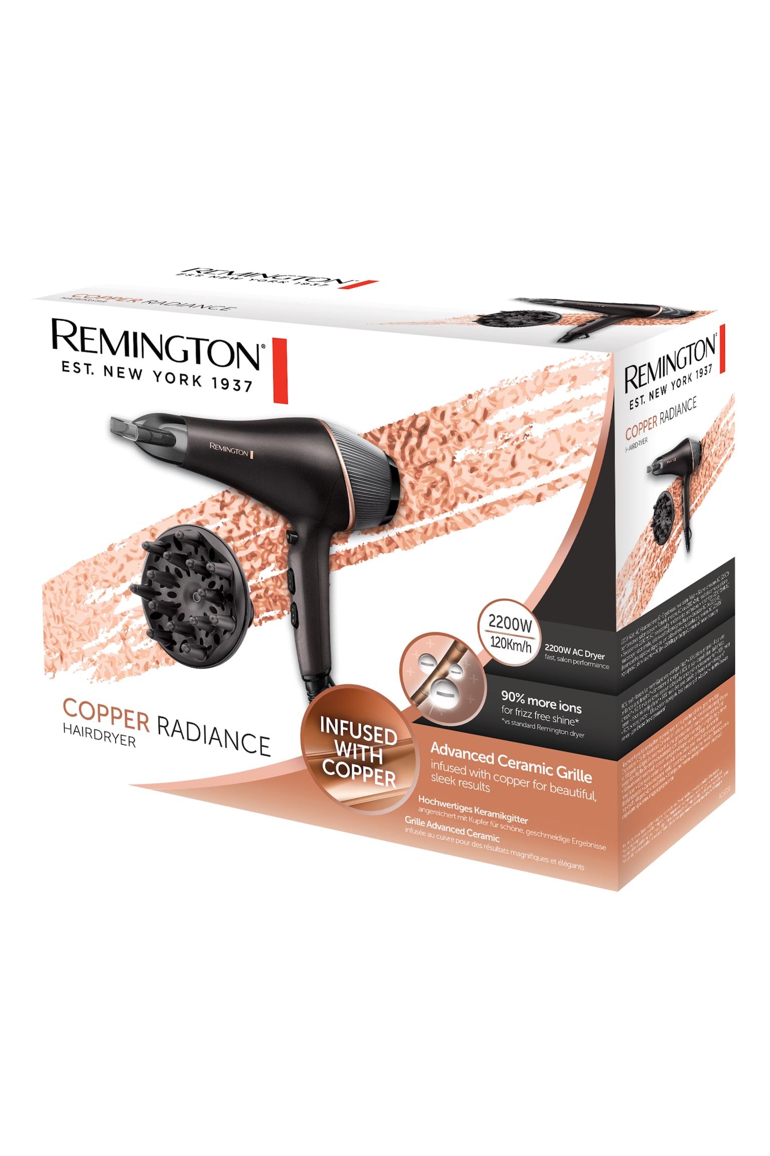 Dryer - grigio scuro/rame - 2