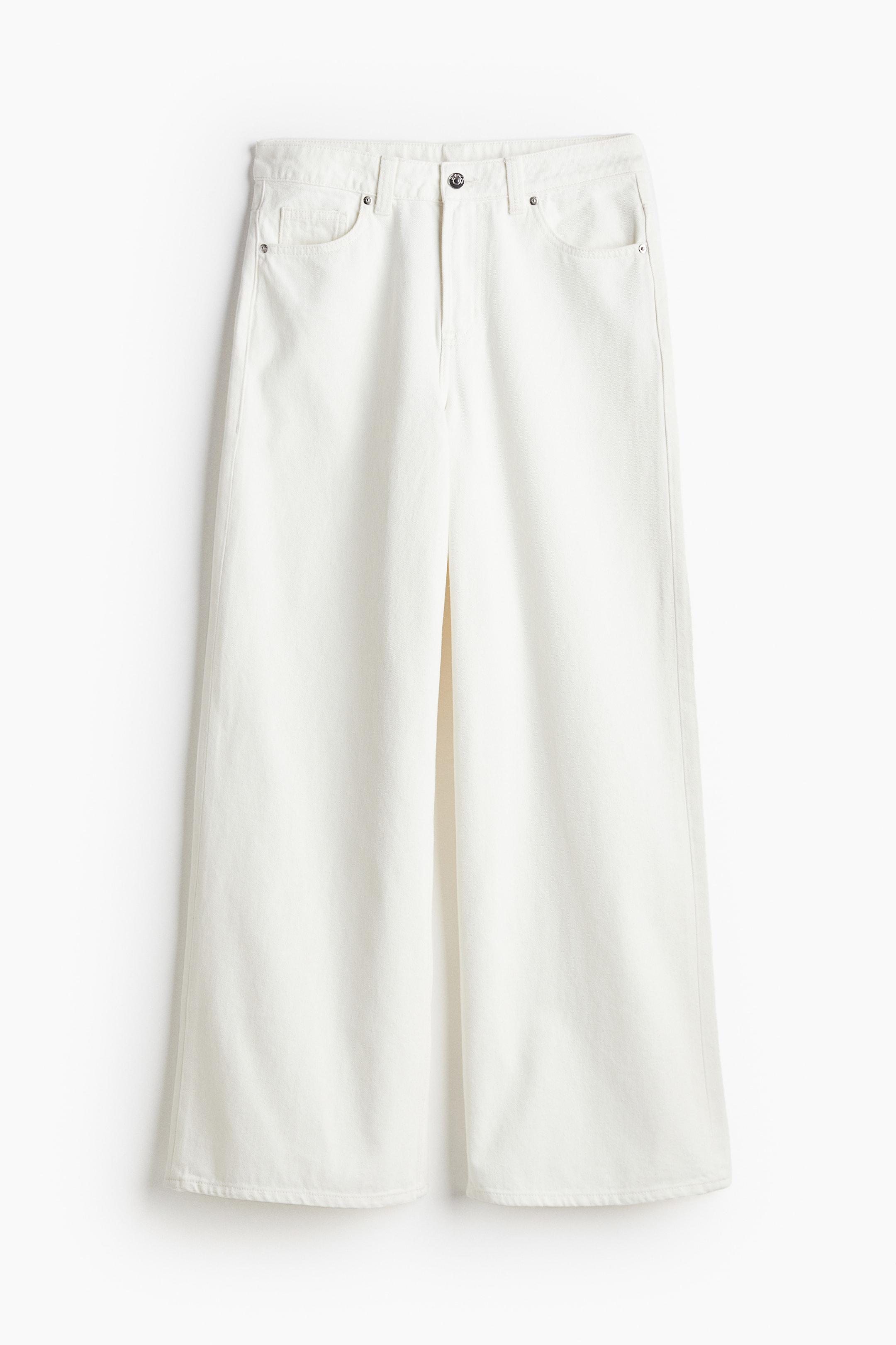 Baggy Regular Jeans - Cream - Ladies | H&M GB 5