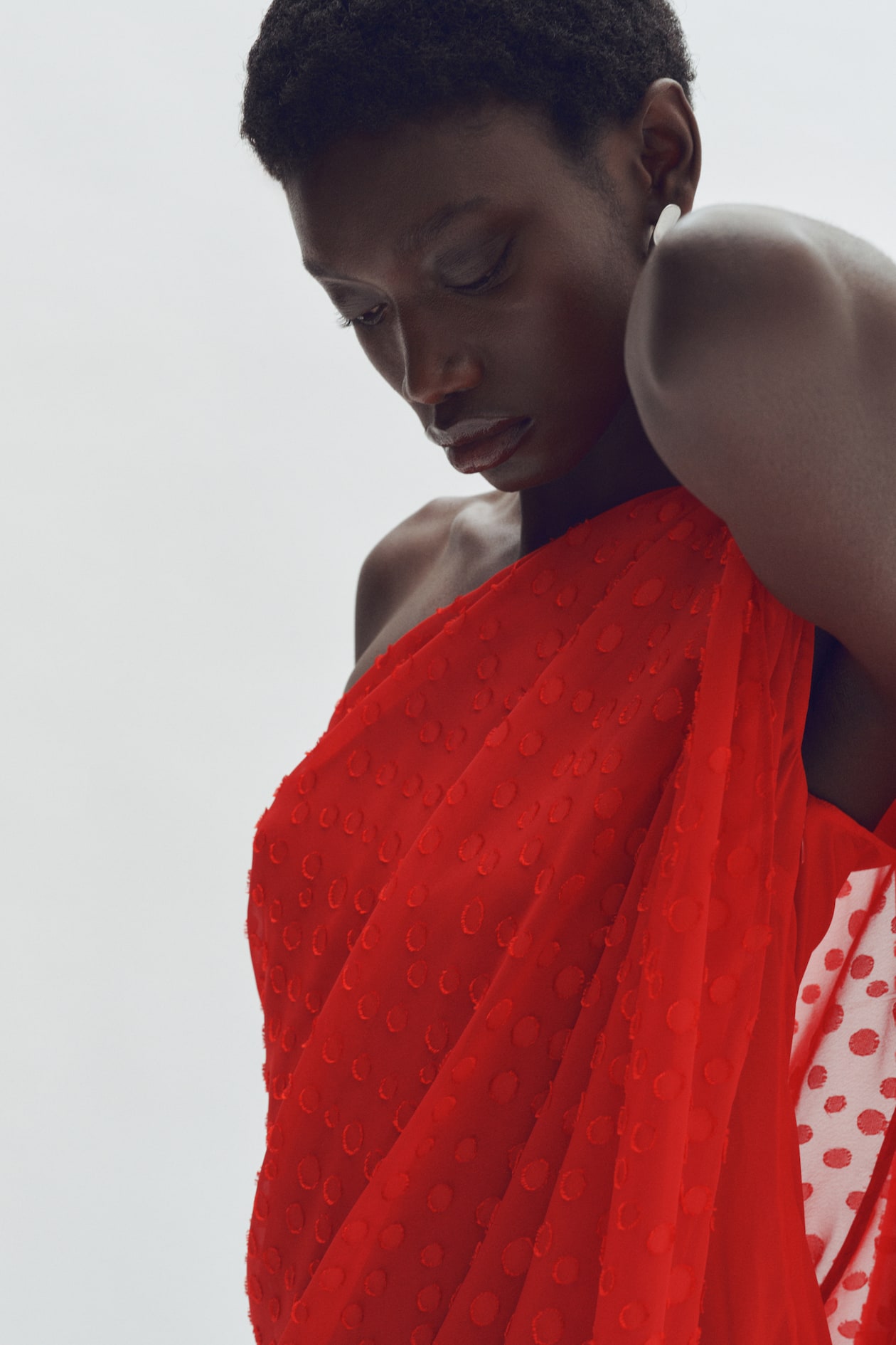 Draped One-Shoulder Dress - image 4
