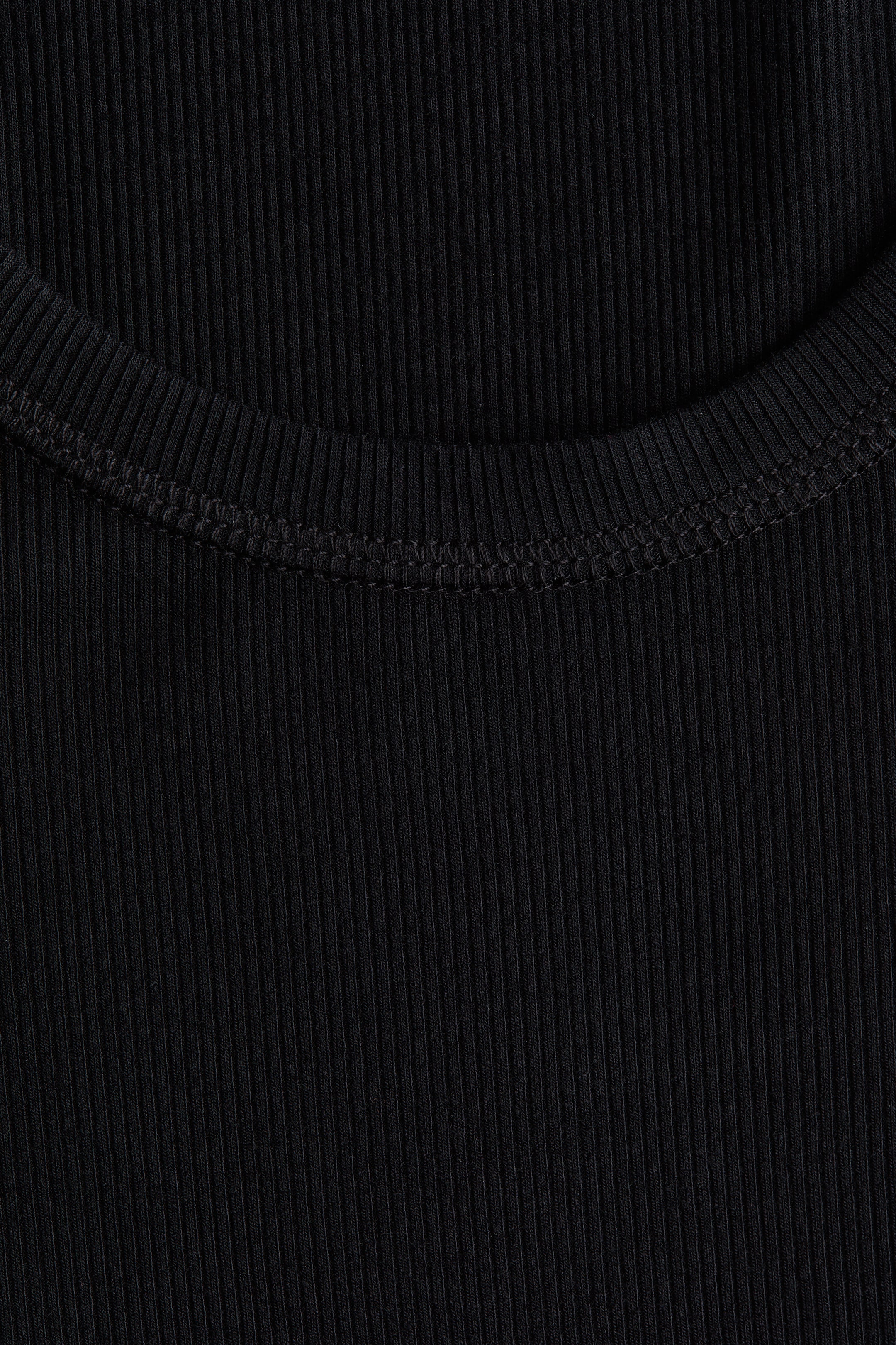 Женские топы H&M Ribbed Viscose Tank Top — фото 3