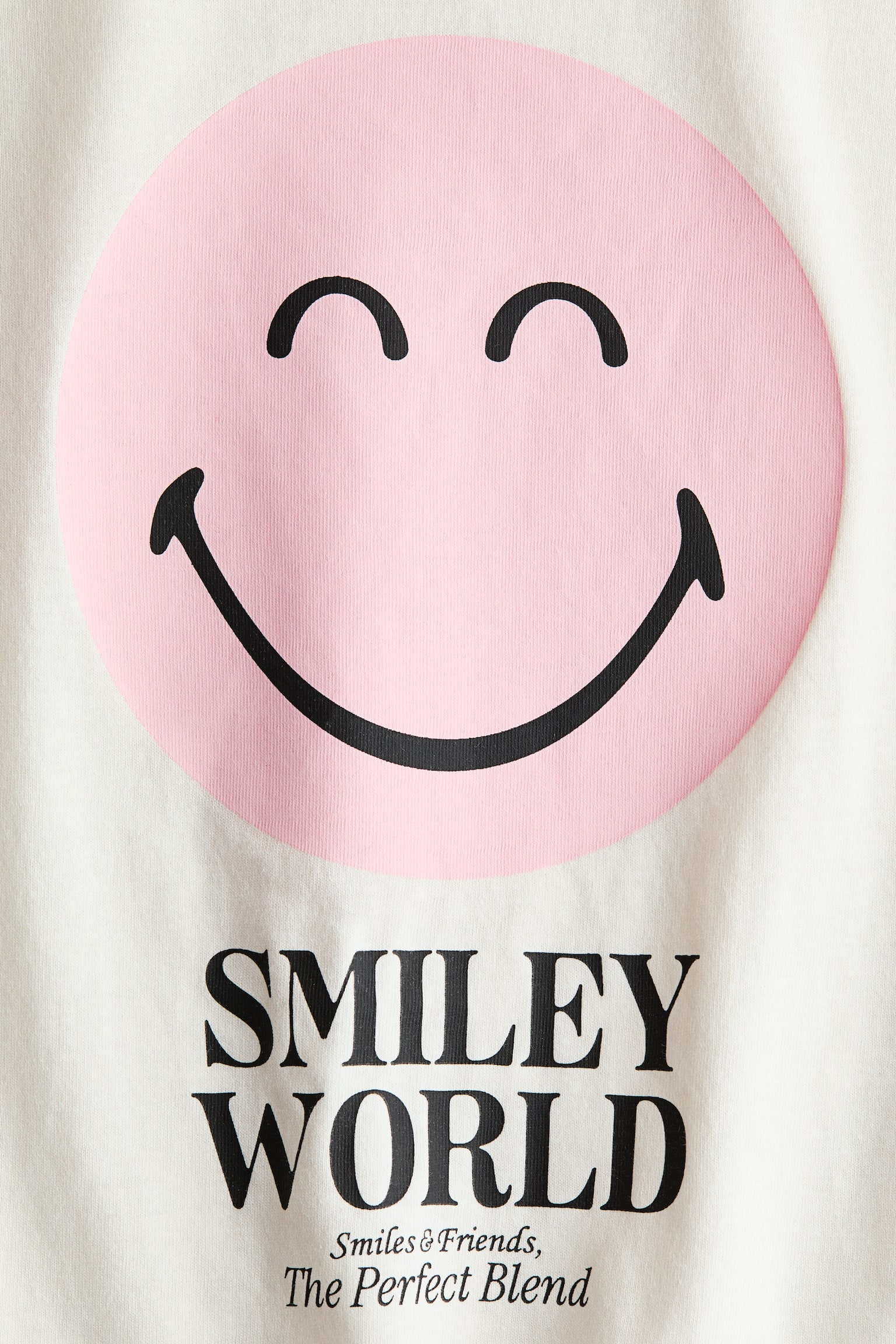 T-shirt met print - Roomwit/SmileyWorld® - 2