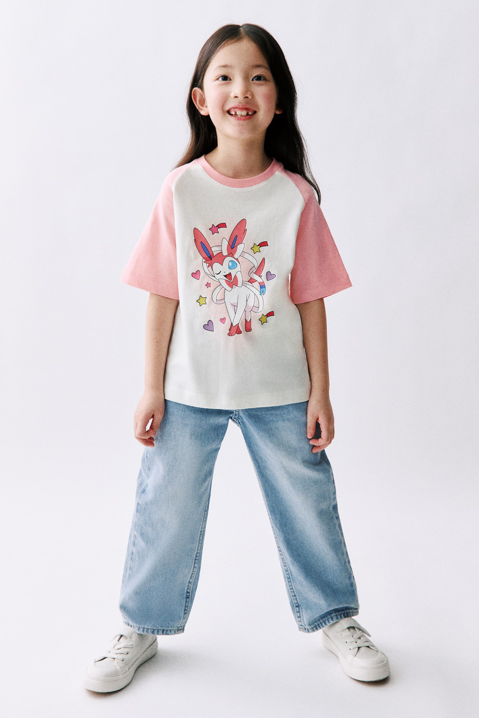 Printed T-shirt - White/Pokémon - 1