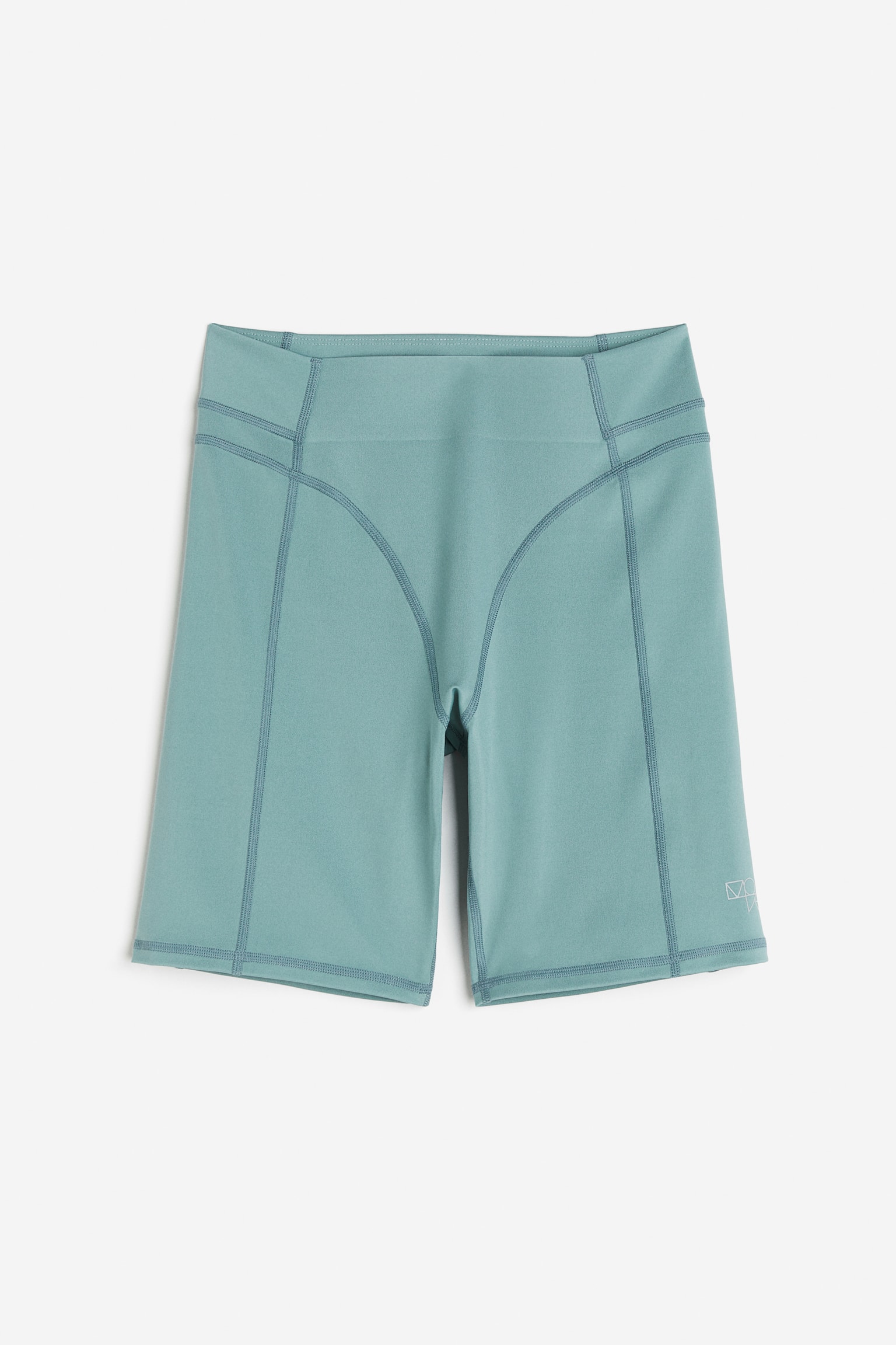 Sports cycling shorts in DryMove™ - Light teal - 1