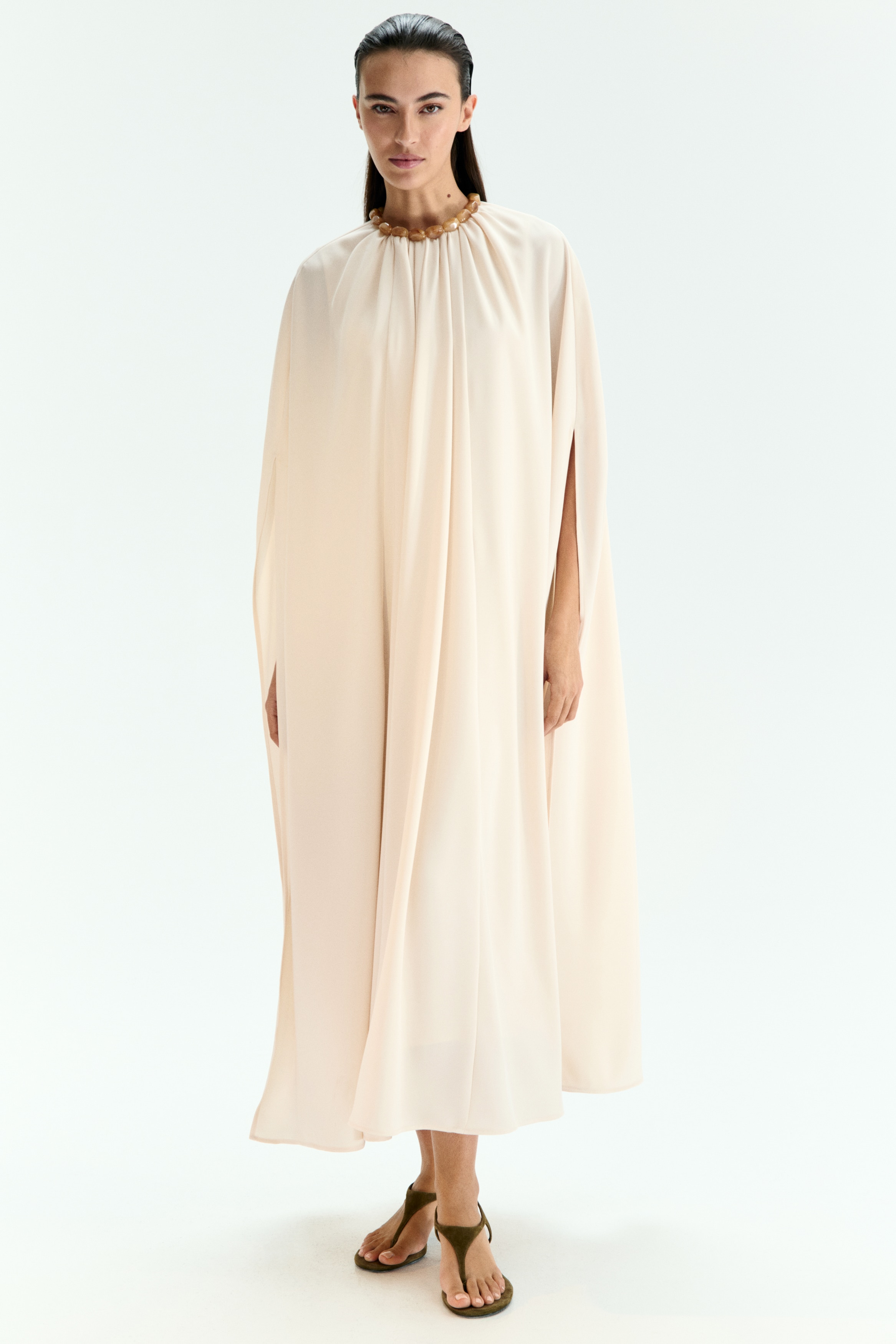 Bead-detail cape dress from H&M - $99