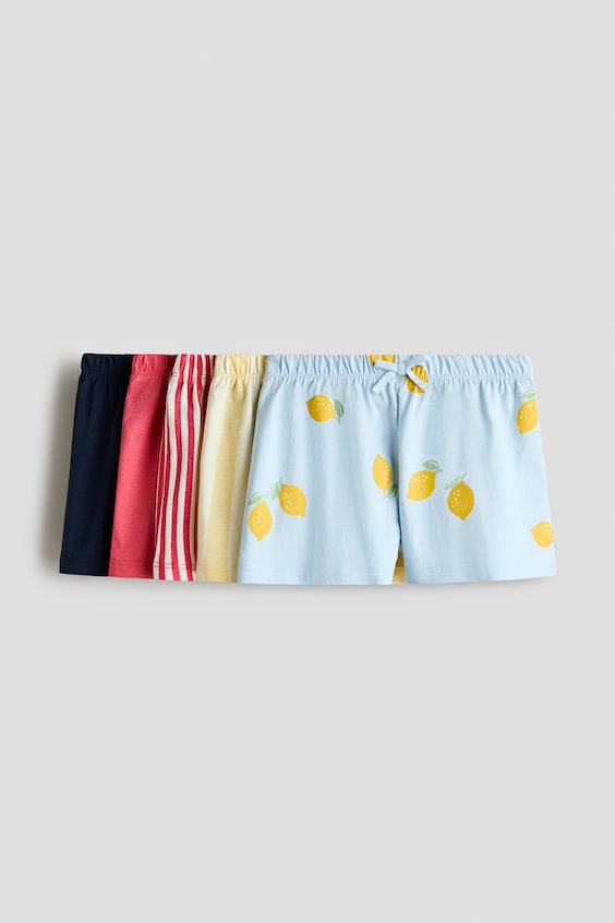 Детские шорты H&M 5-Pack Cotton Shorts
