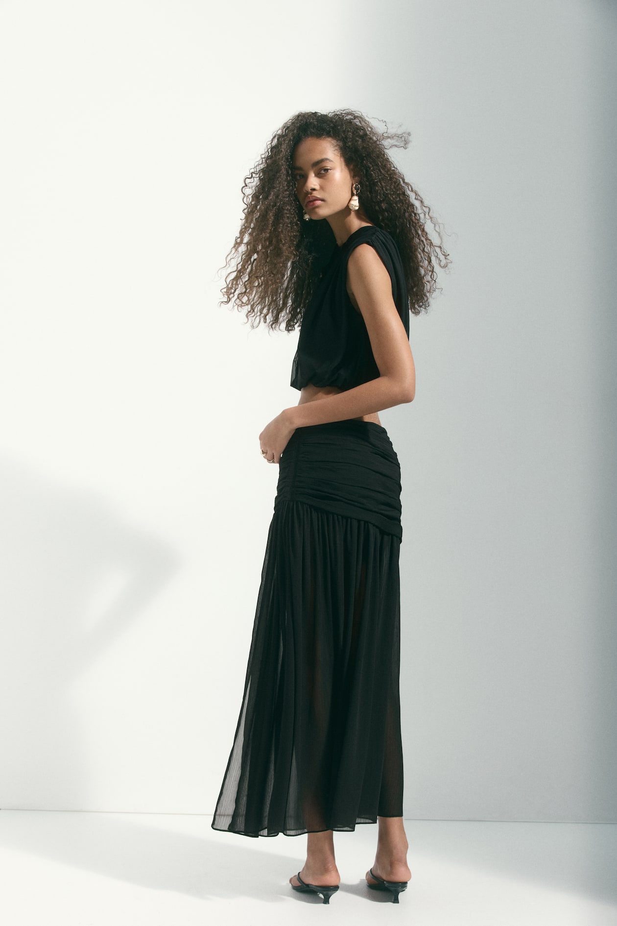 Sheer Maxi Skirt - image 4
