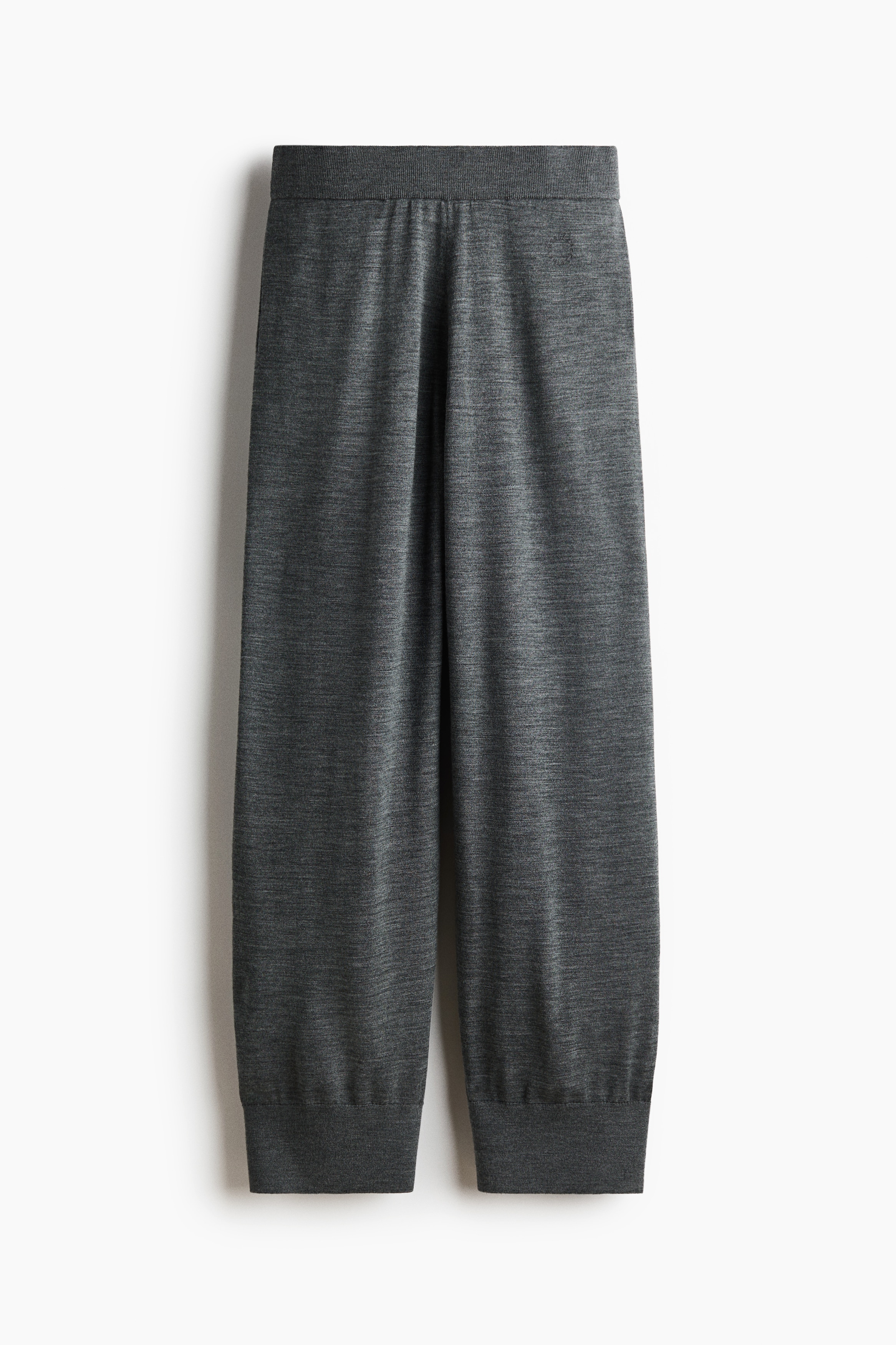 Wide-Leg Merino Wool Joggers