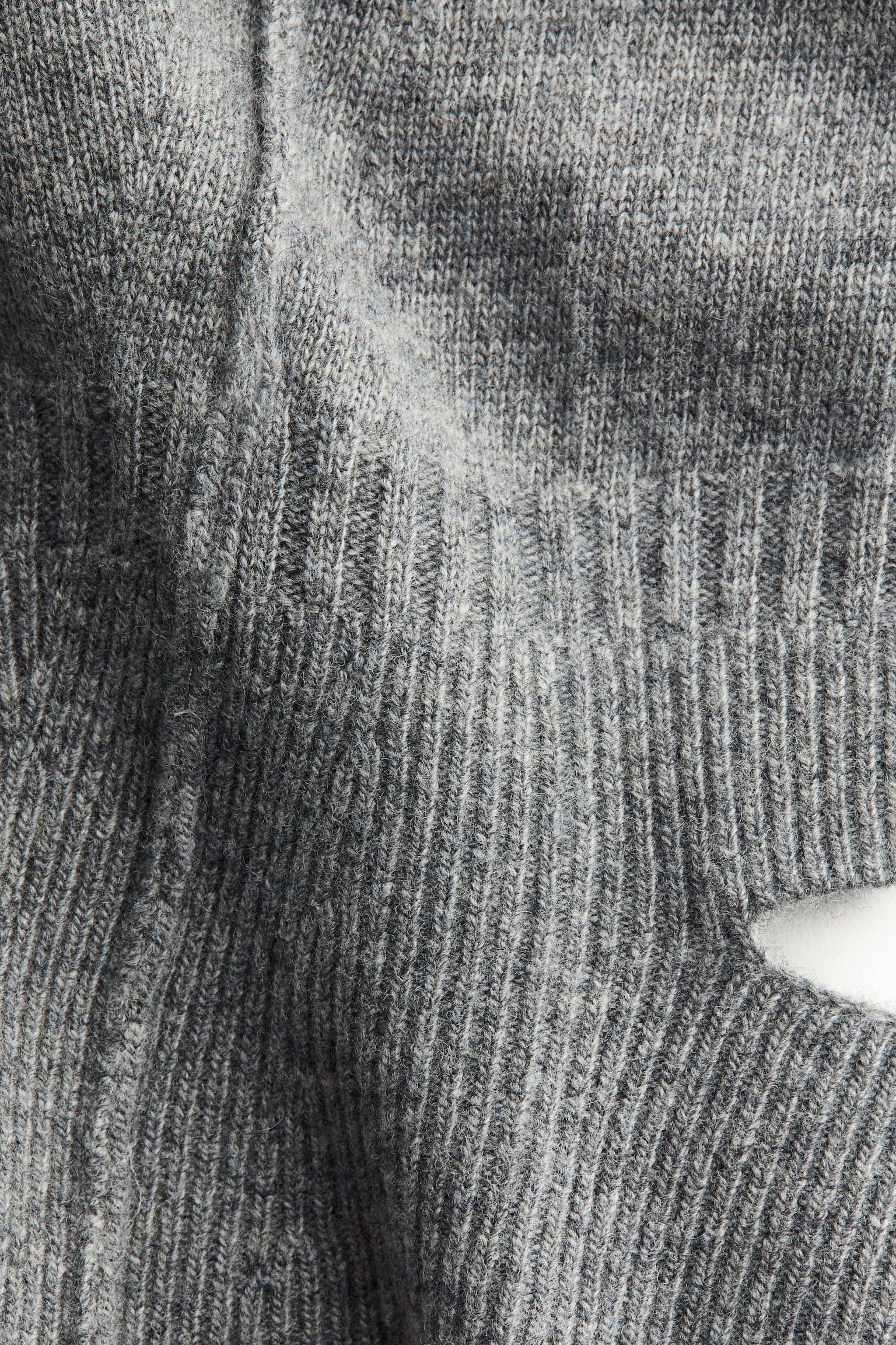 Cardigan de lână - Gri-melanj - 7