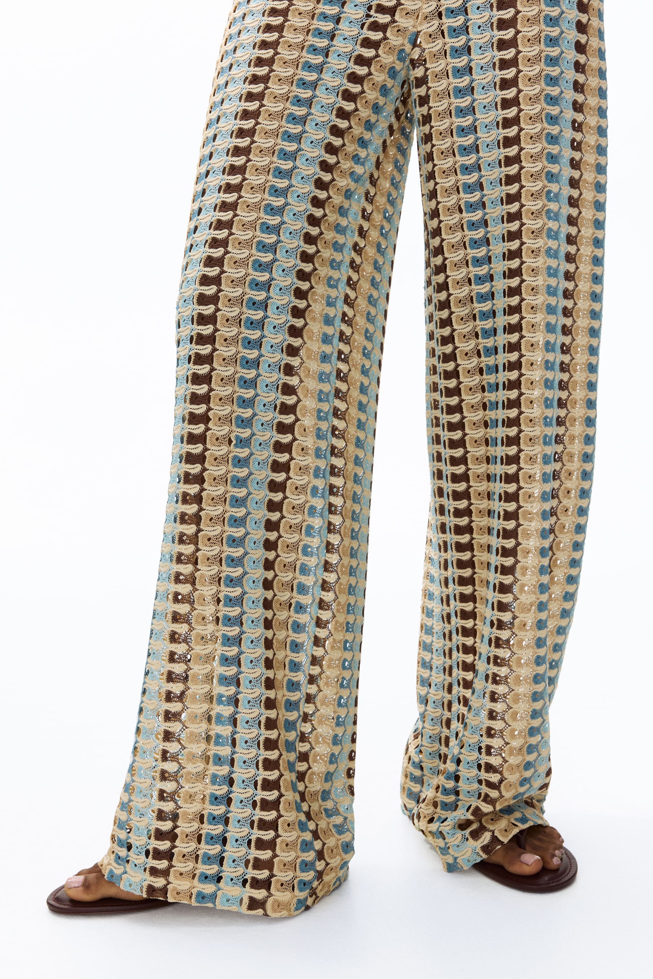 Женские брюки H&M Flared Pull-On Pants — фото 3