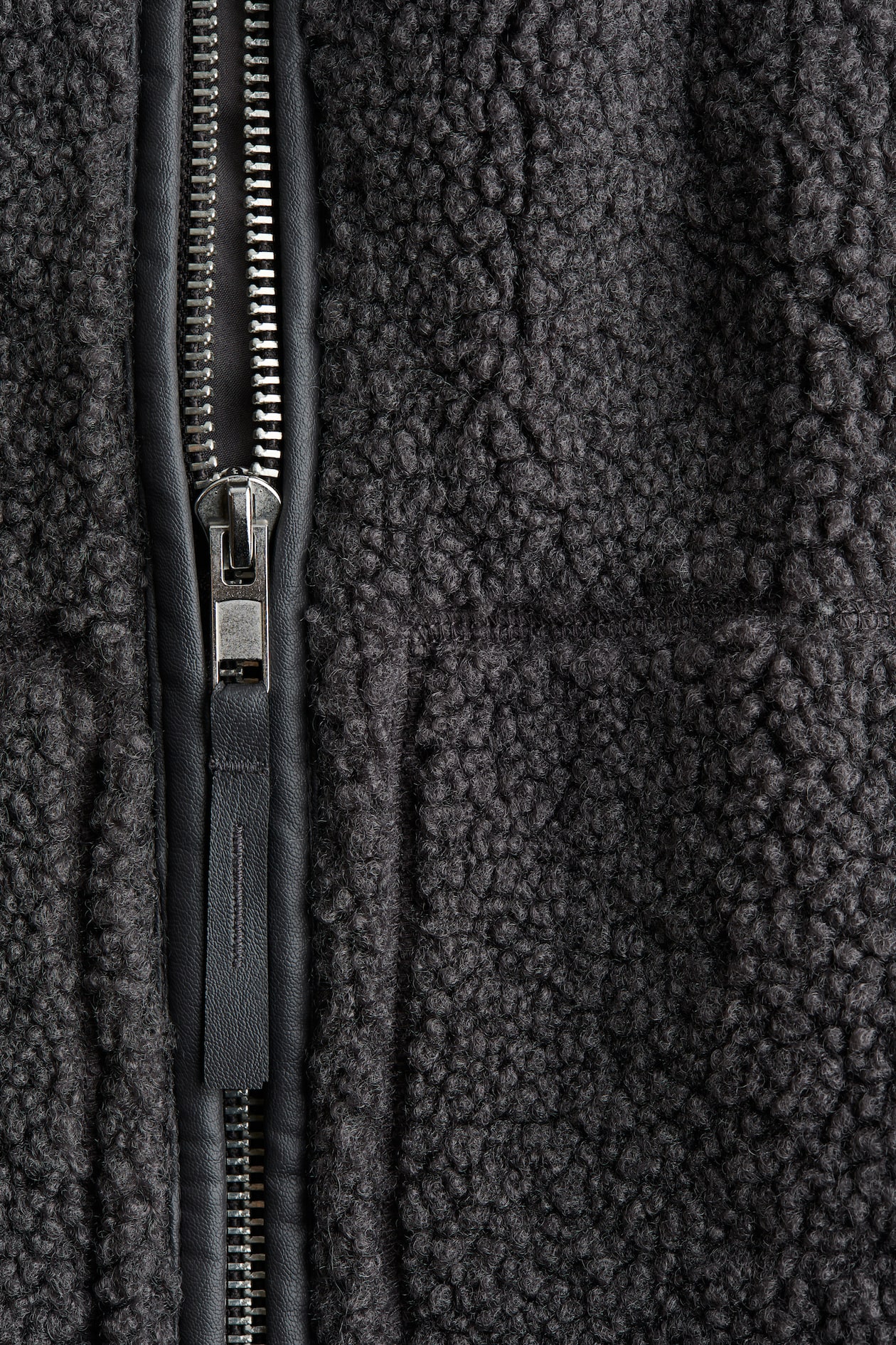 Loose-Fit Teddy Fleece Jacket - image 5