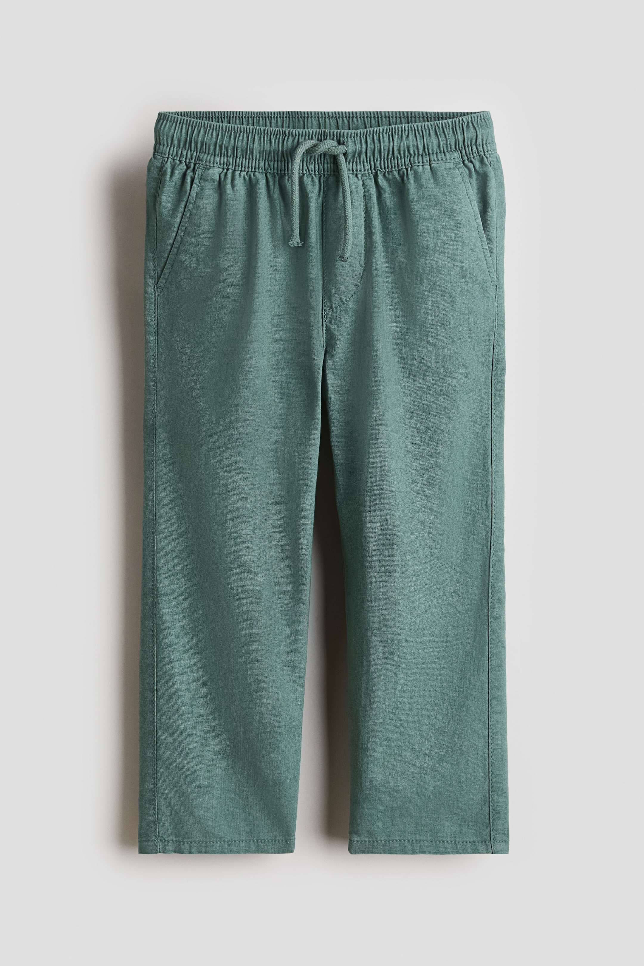Linen-Blend Pants