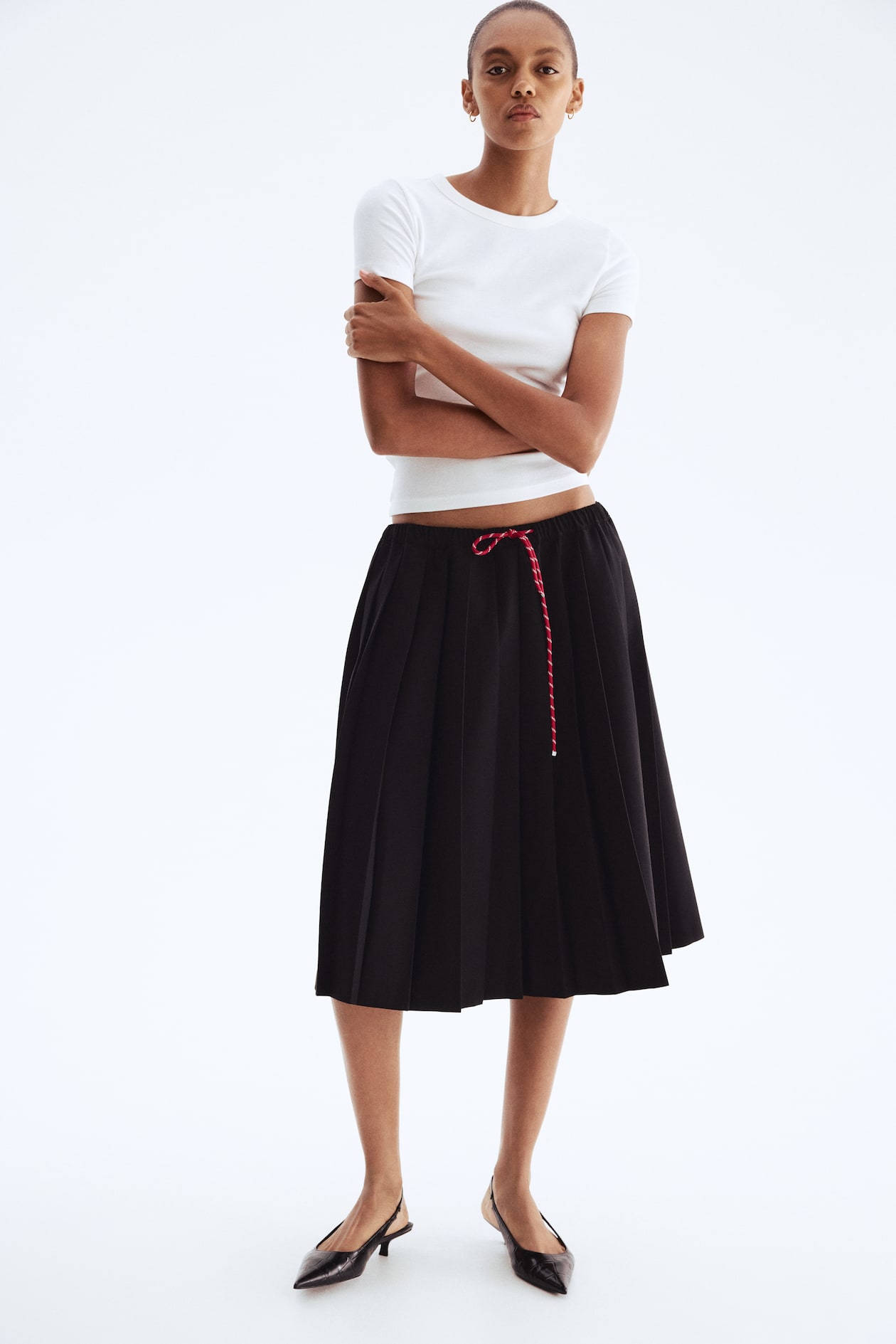 Pince Gonna Base Gonna Svasata Gonna A Ruota Vita Alta