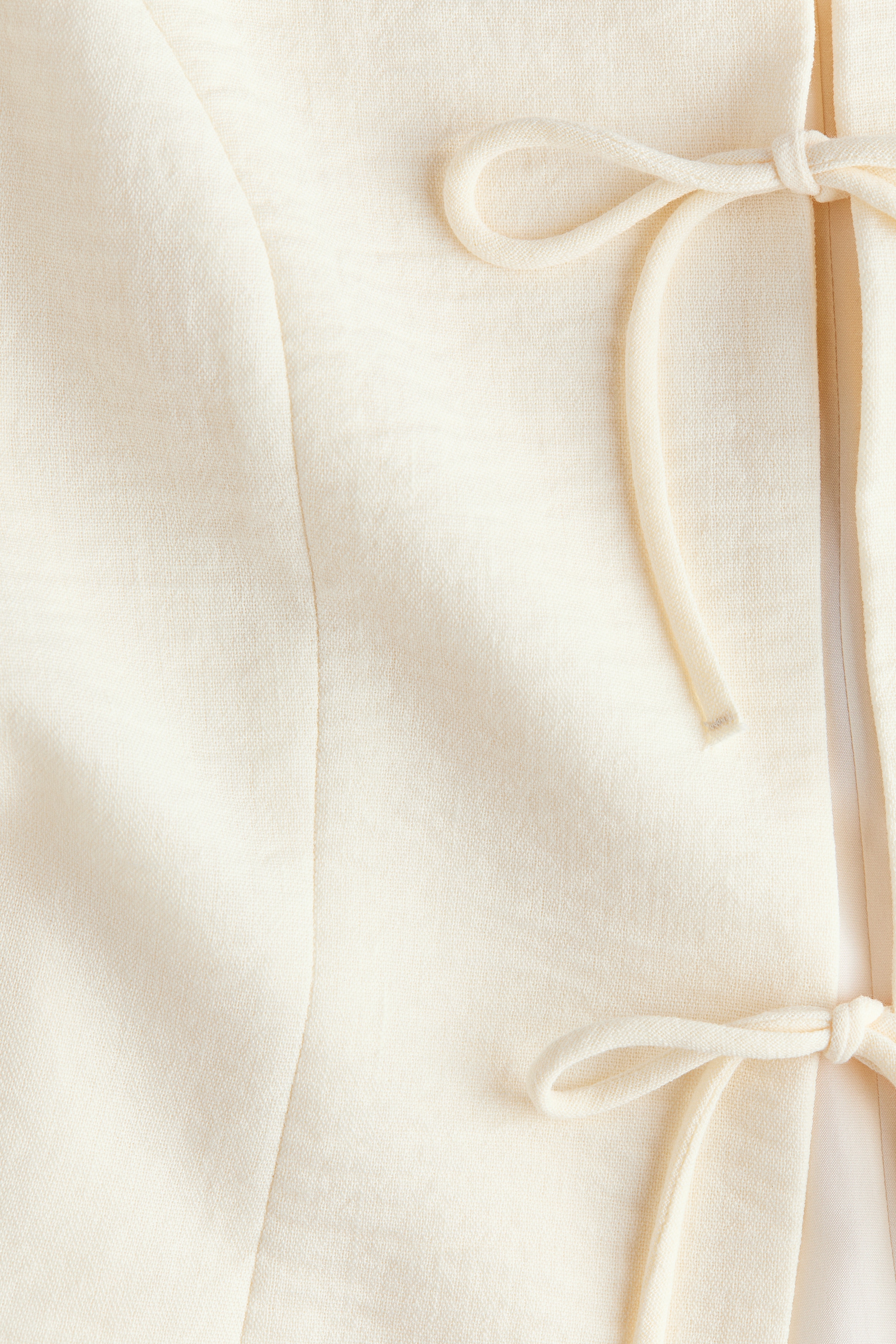 Tie-detail waistcoat