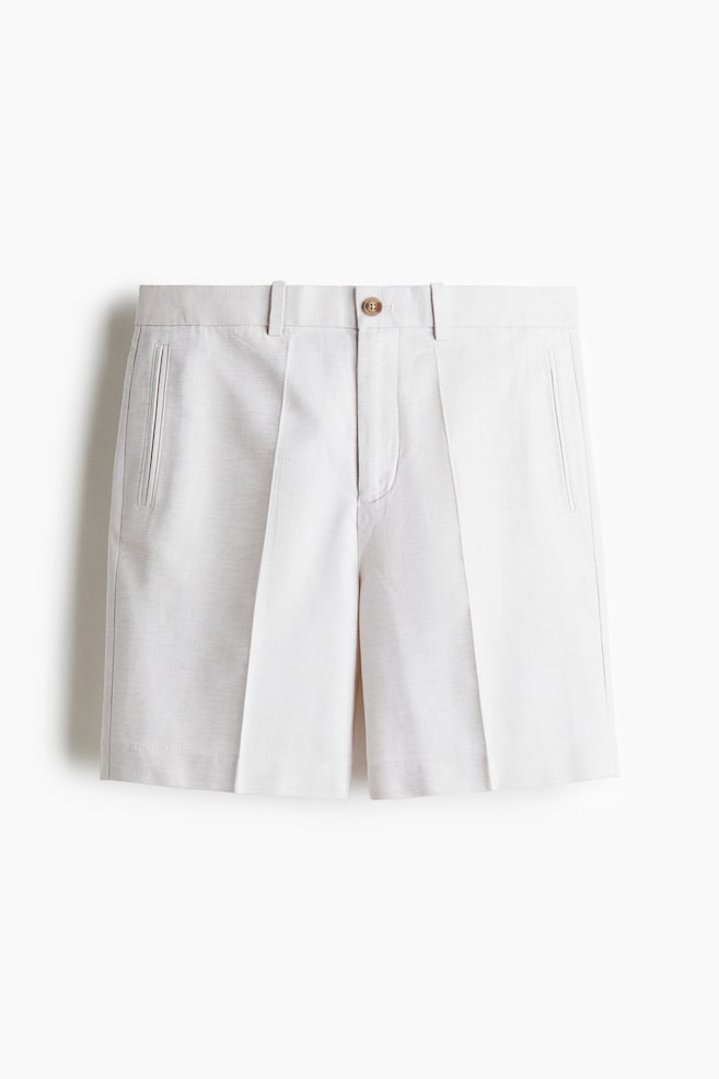 Chinoshort Regular Fit - Ivoorwit - 1