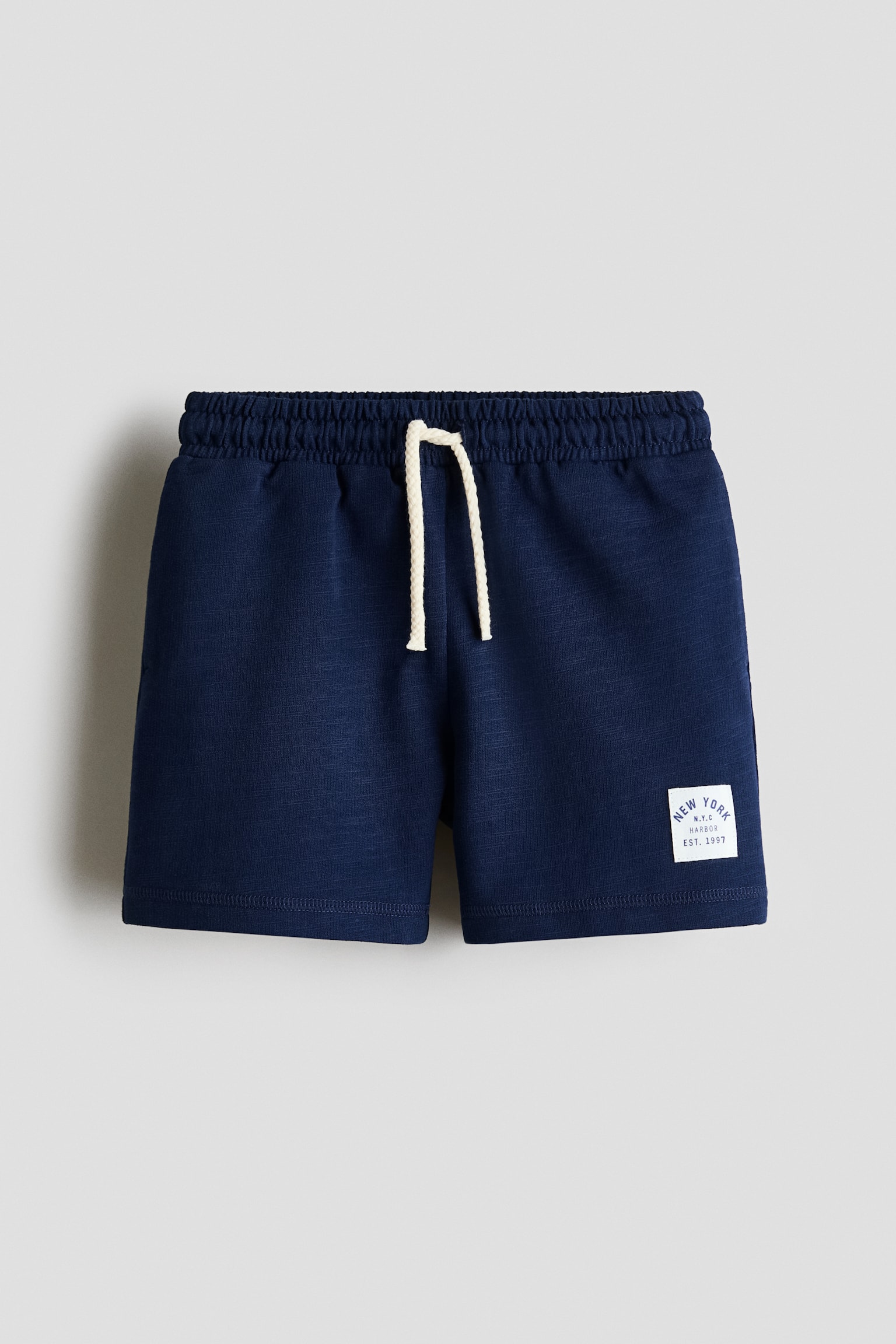 Sweatshort - Donkerblauw/New York/Beige - 1