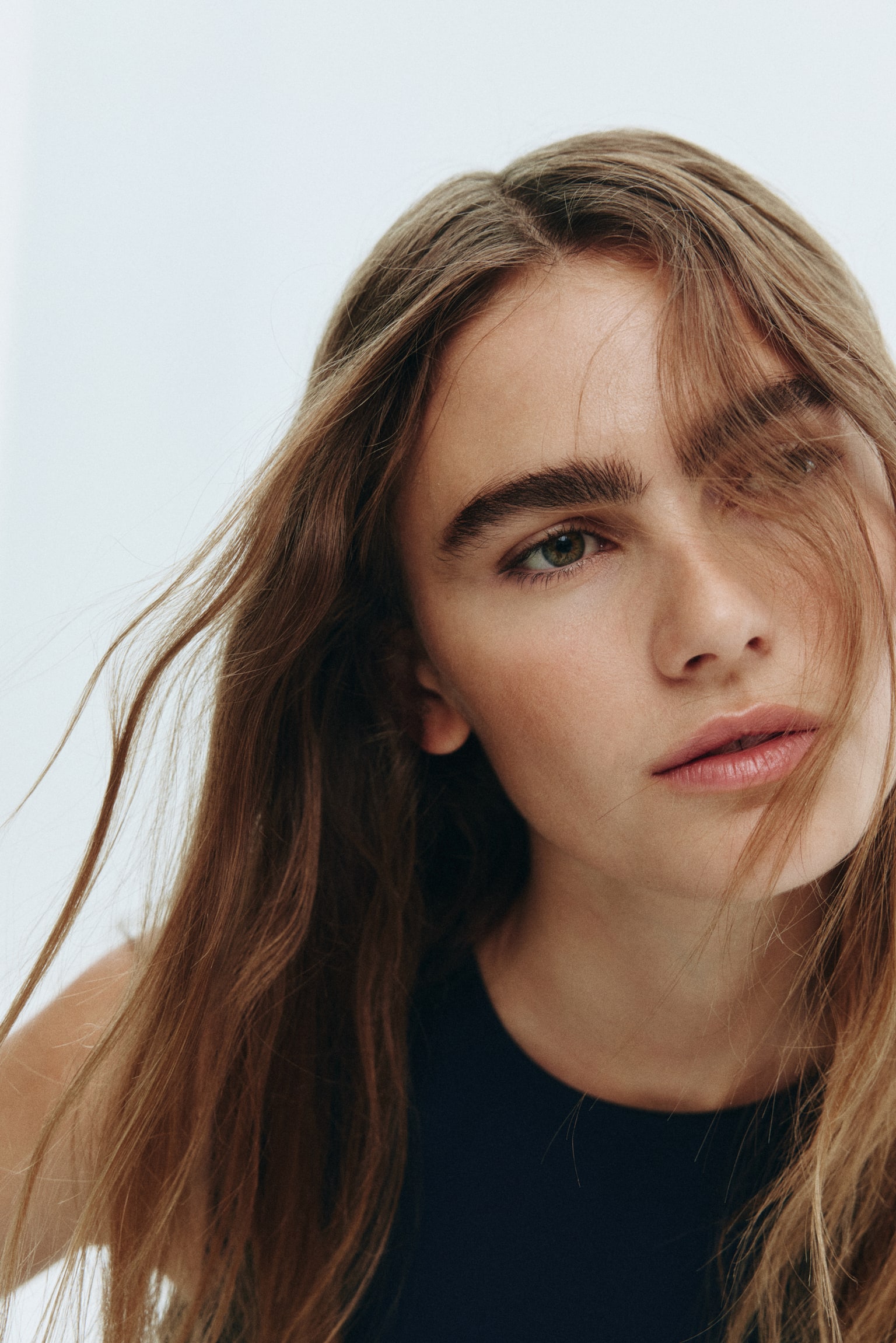 Peplum top - Navy blue - 4