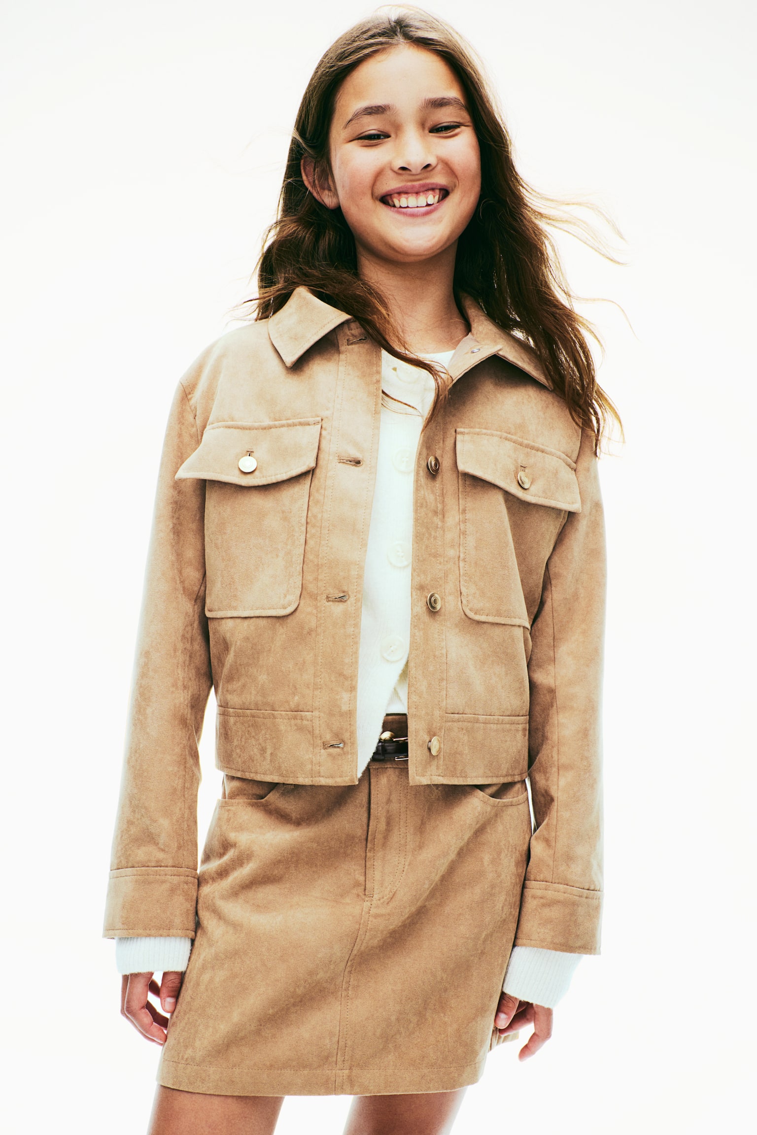 Napped jacket - Beige - 2