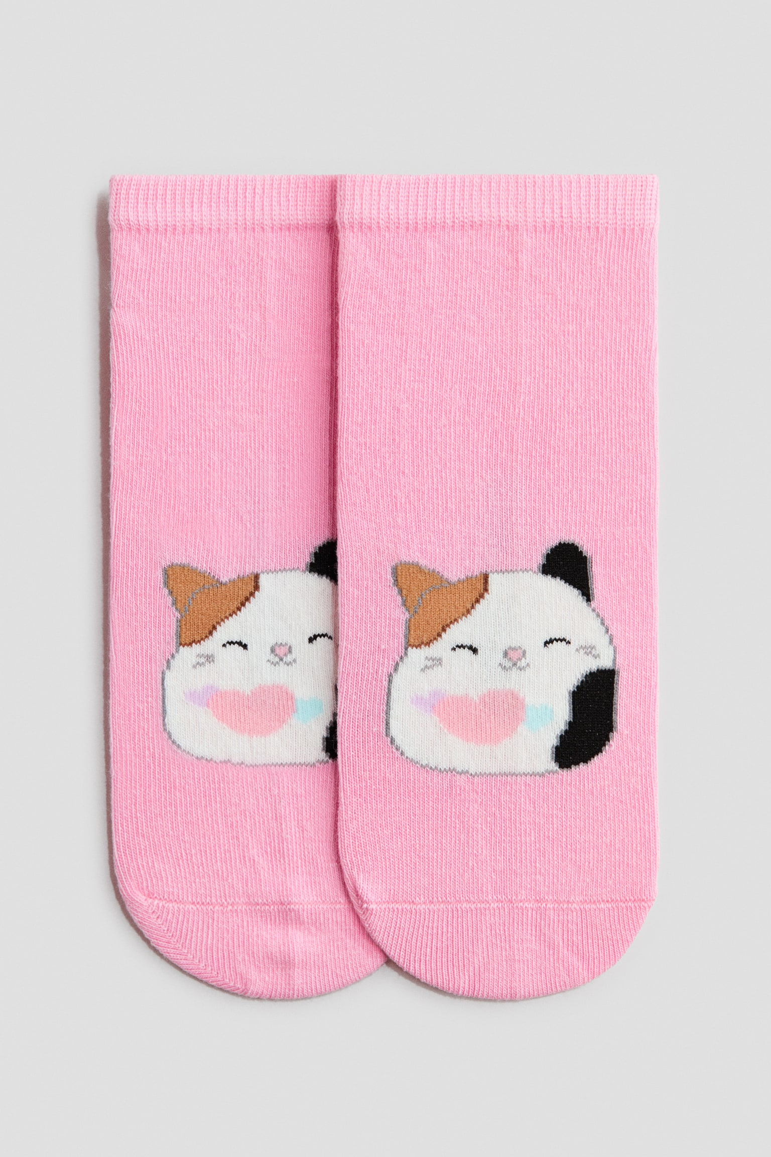 5-pack shaftless socks - Pink/Squishmallows/Light pink/Lilo & Stitch/Yellow/SmileyWorld® - 2