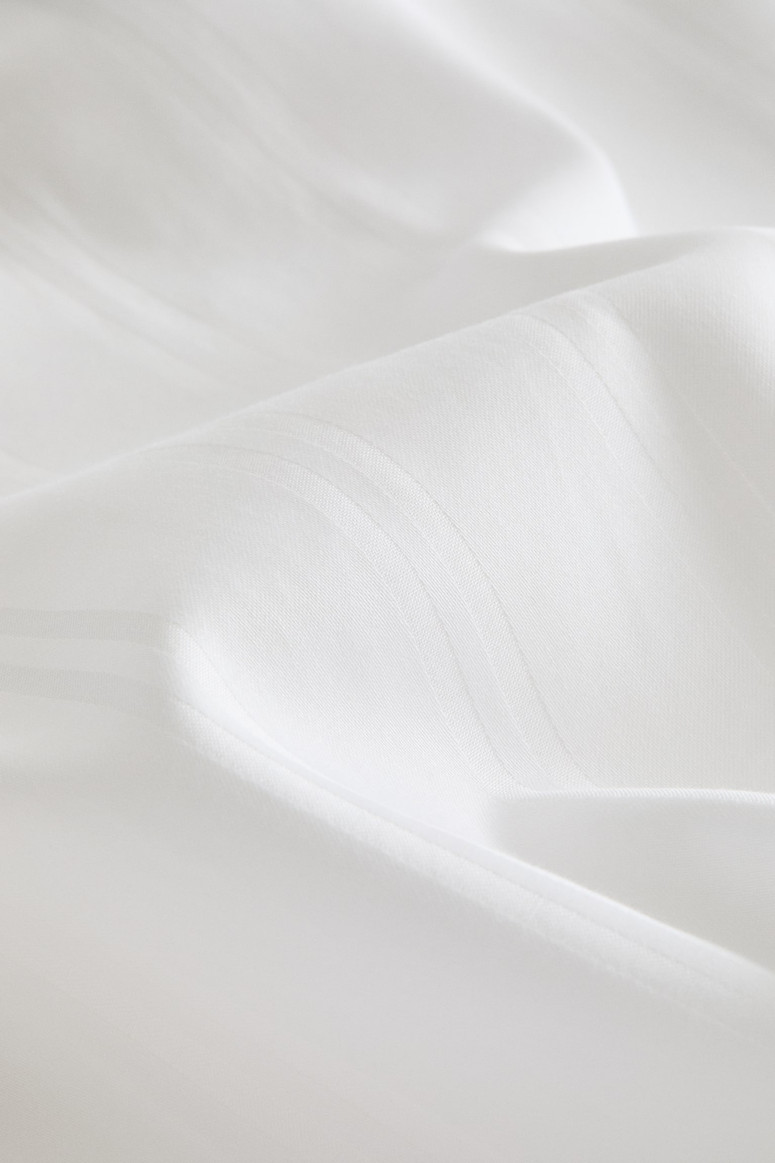 Funda de almohada en satén de algodón - Blanco/Beige - 3