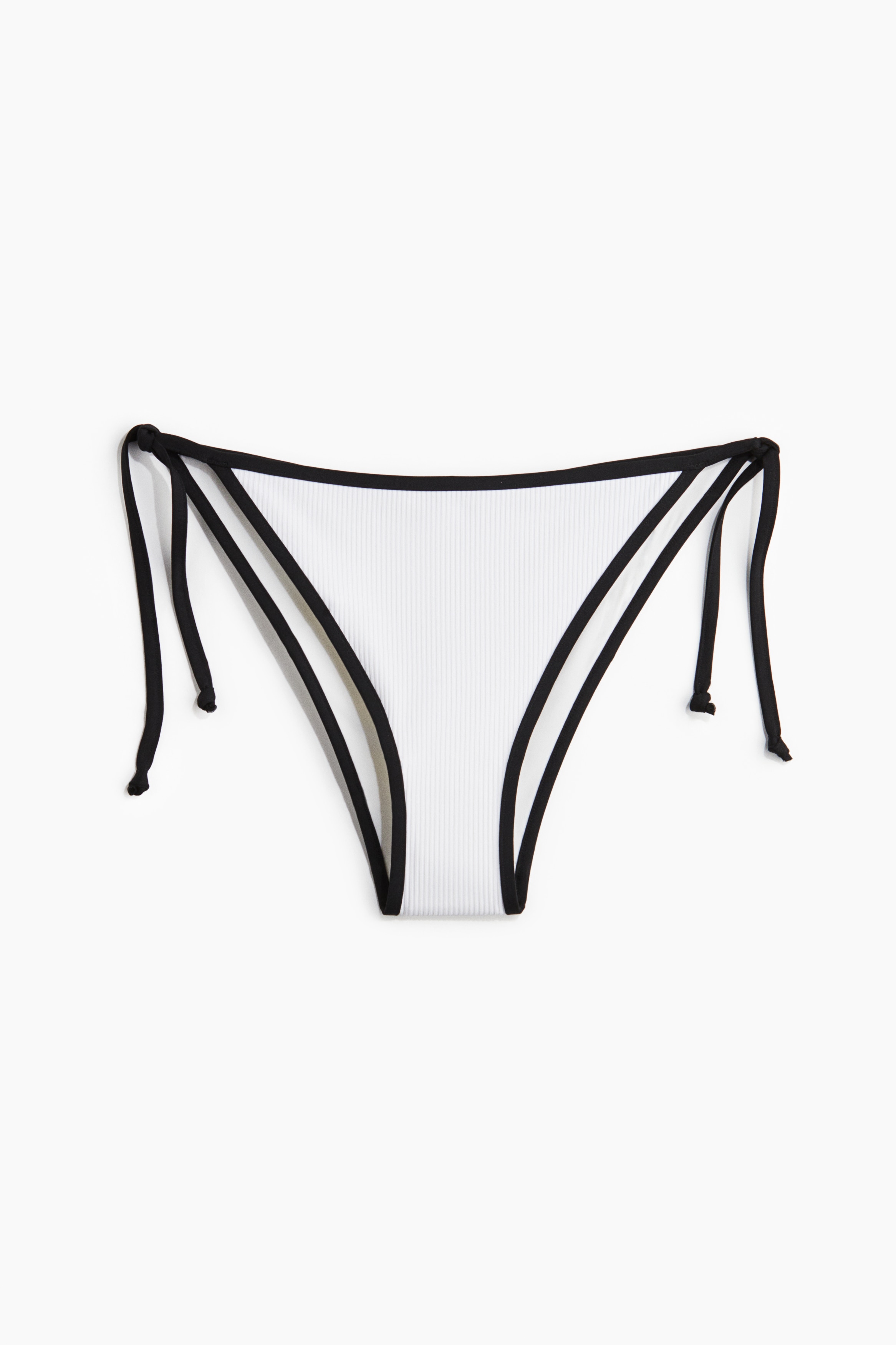 Tie Bikini Bottoms - White/black/Dark green/Dark brown/white