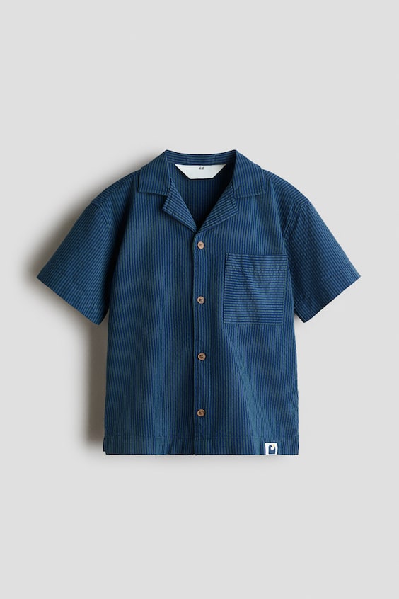 Детские рубашки H&M Seersucker Resort Shirt