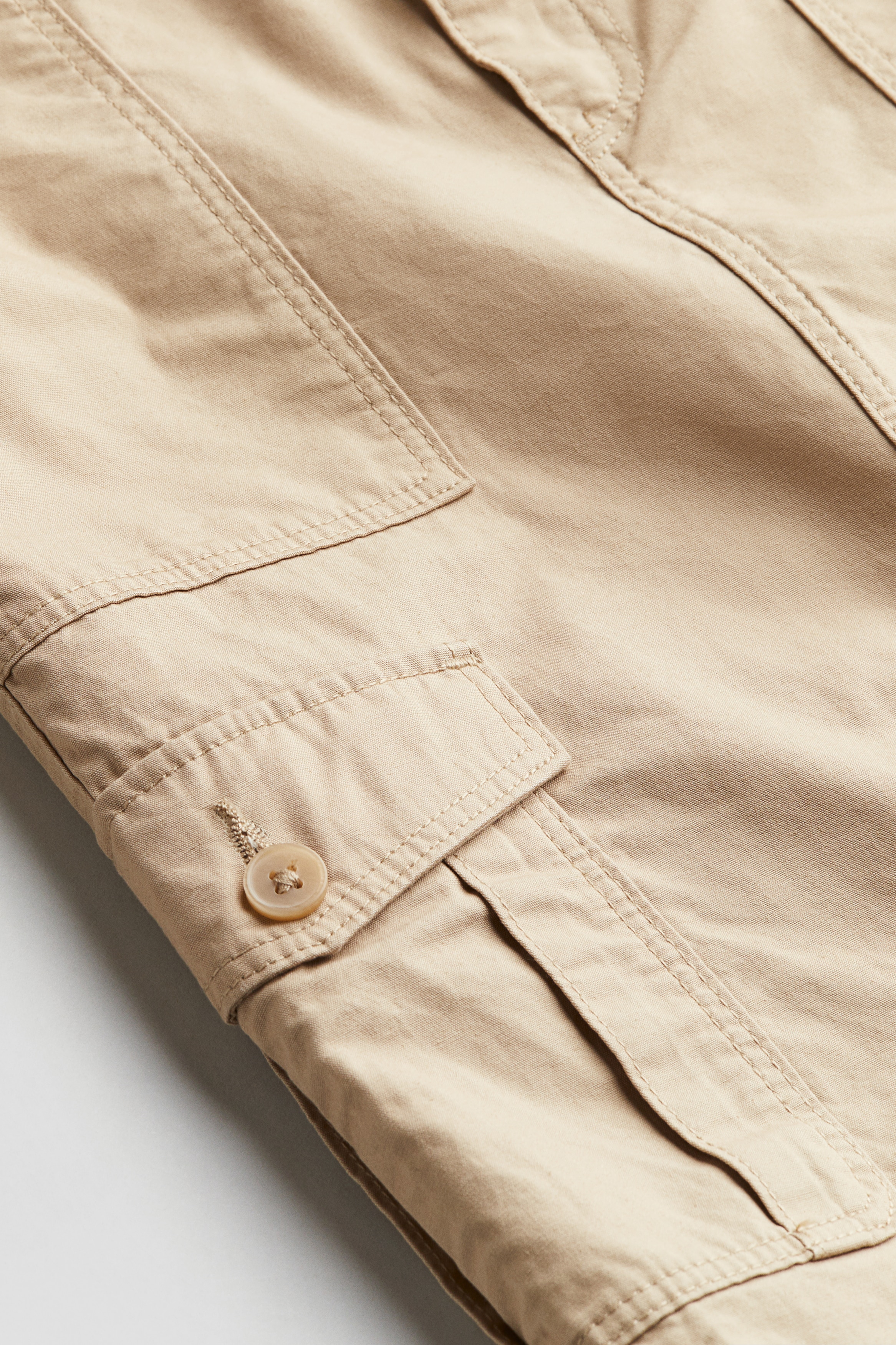 Cotton cargo skirt - Beige - Kids | H&M