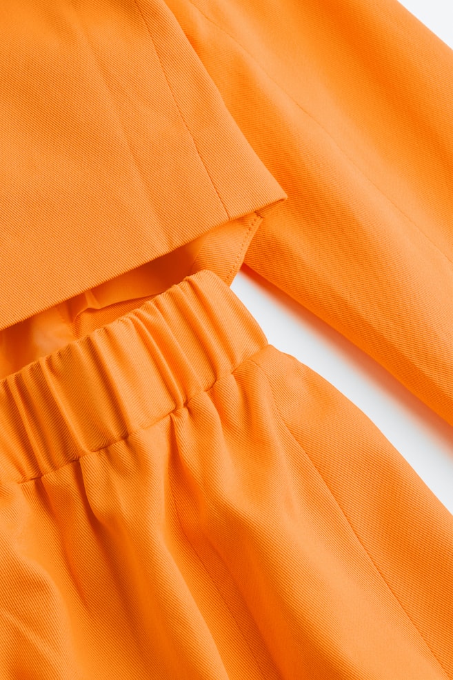 Cut-out blazer dress - Orange - 3