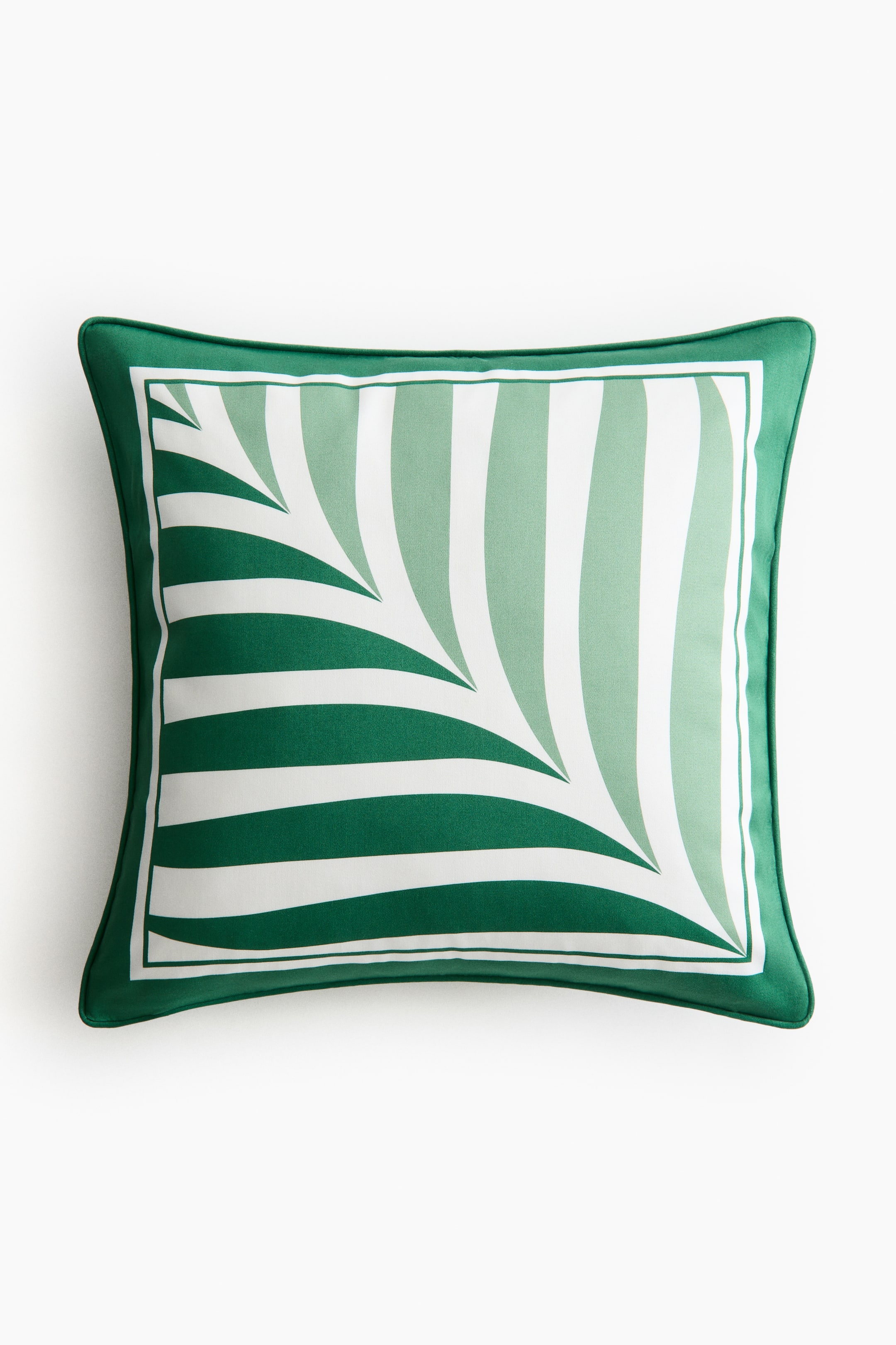 View larger image: Printed satin cushion cover - Green/Patterned - Home All | H&M IN 1