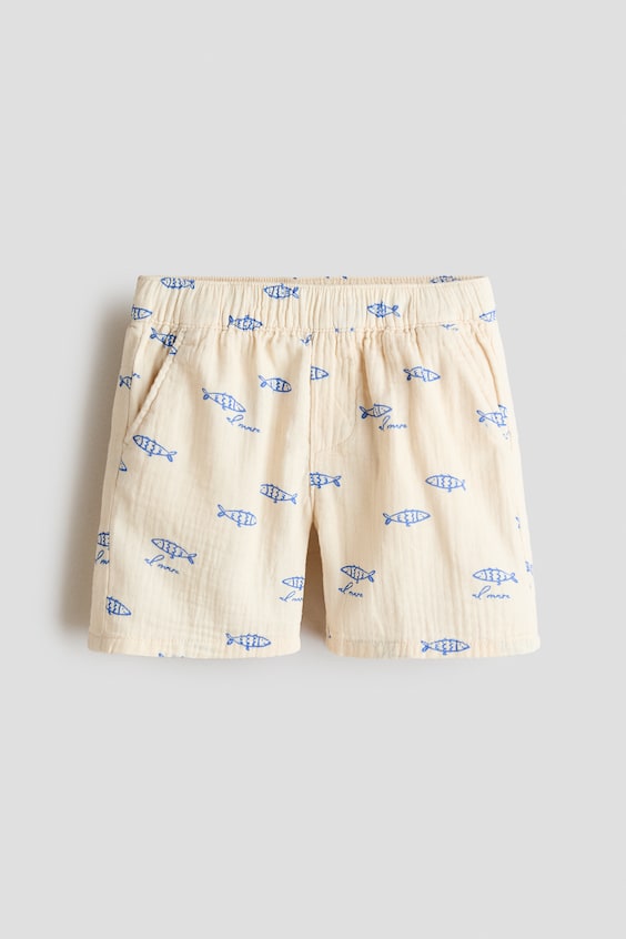 Детские шорты H&M Cotton muslin shorts