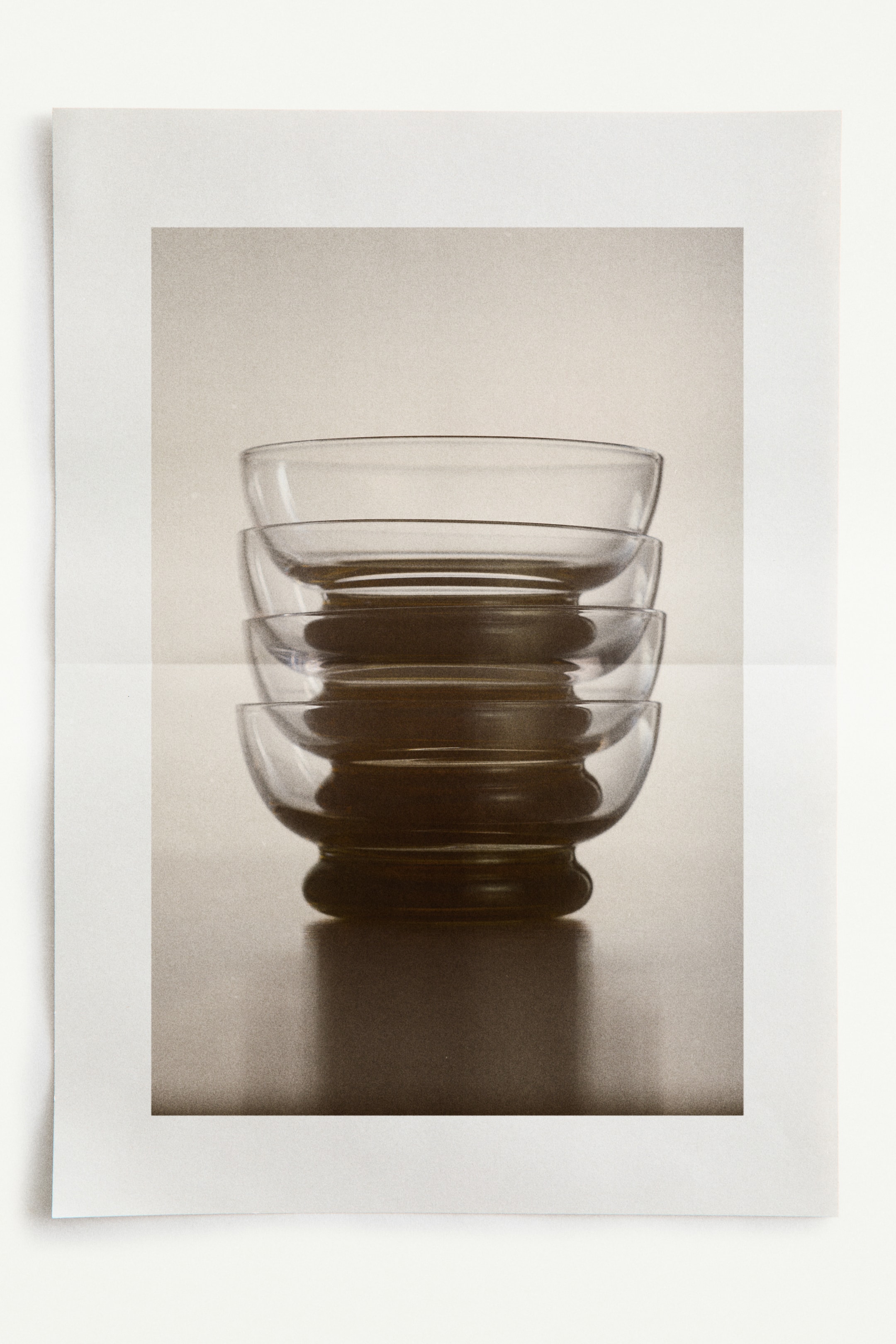 Ver imagen más grande: Pack de 2 boles en vidrio soplado - Transparente/Verde aceituna - HOME | H&M ES 1