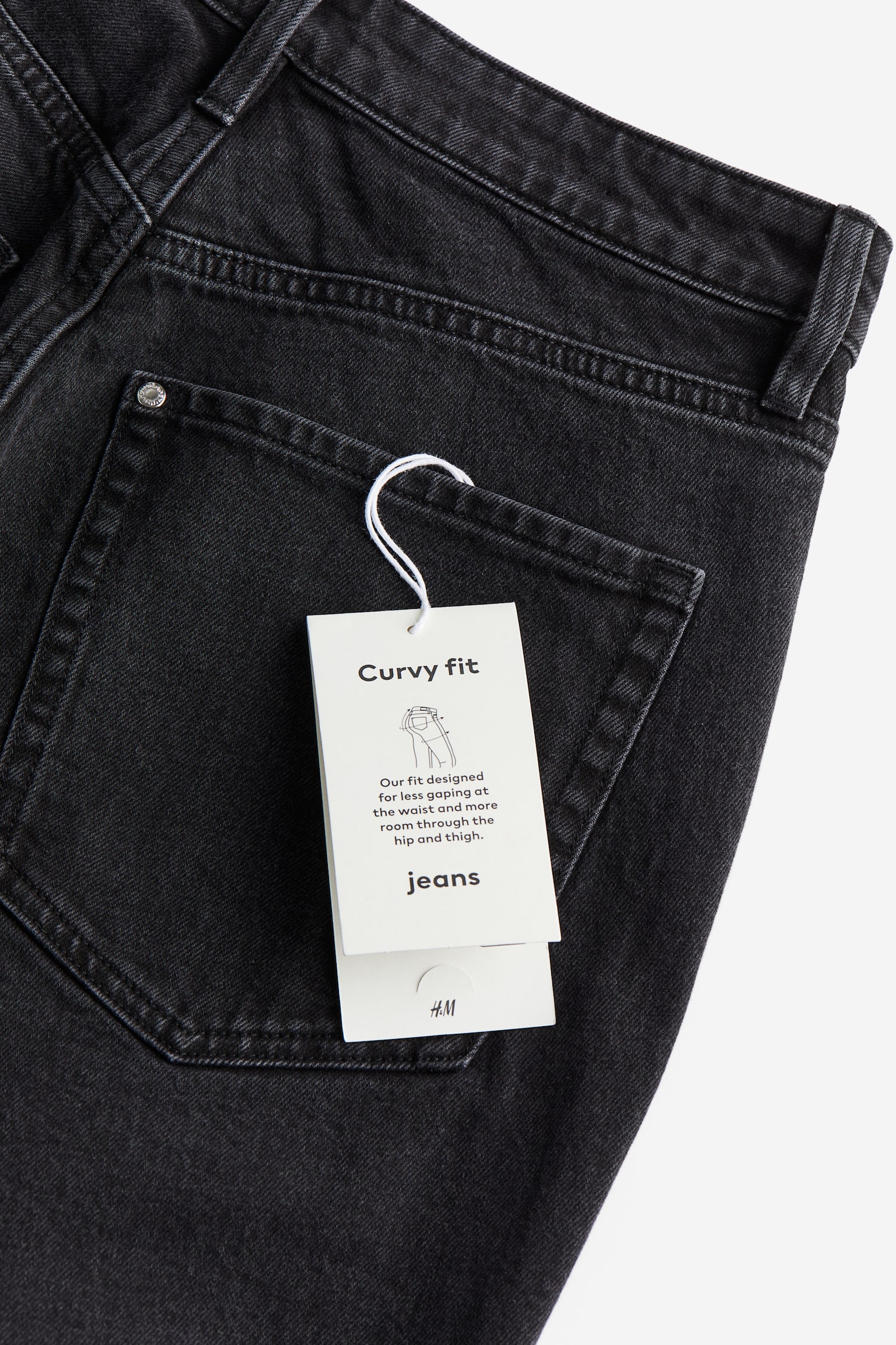 Curvy Fit Slim High Jeans - Black/Dark denim blue/Black/Dark denim blue/Light denim blue/Pale denim blue/Grey - 3