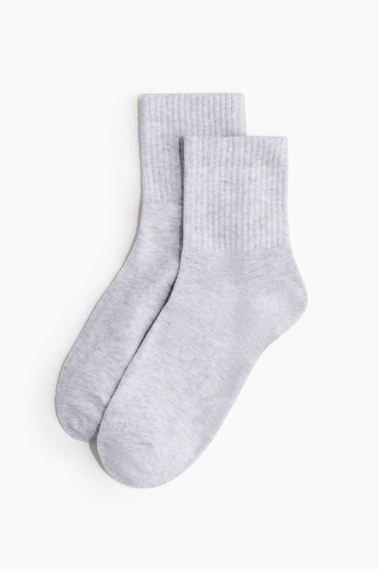 3-pack socks - Light grey marl/Grey marl/White - 3