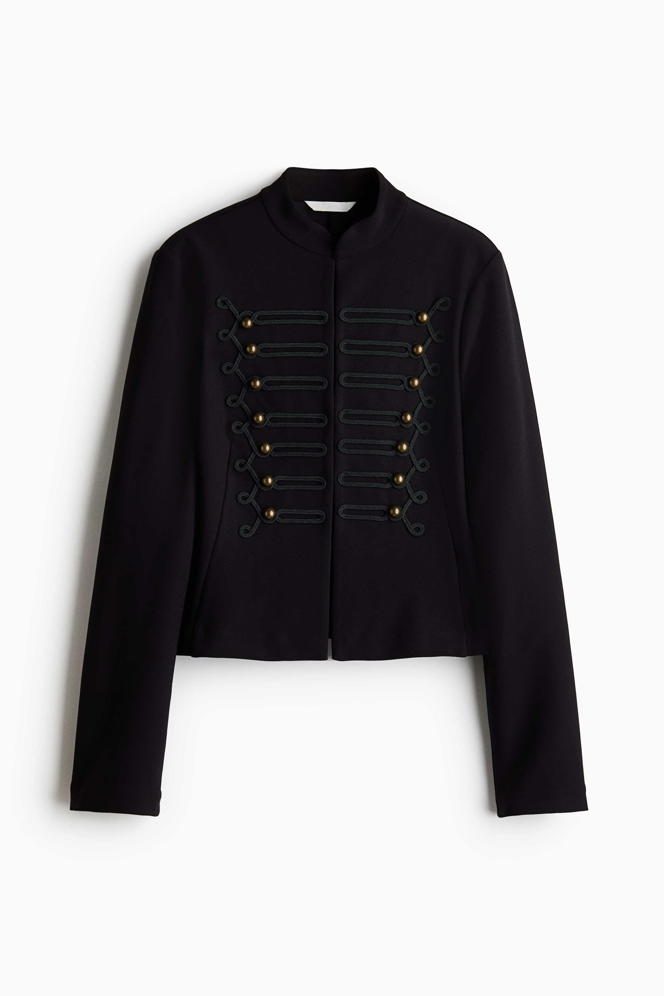 View larger image: Crêpe jersey jacket - Black - Ladies | H&M 1