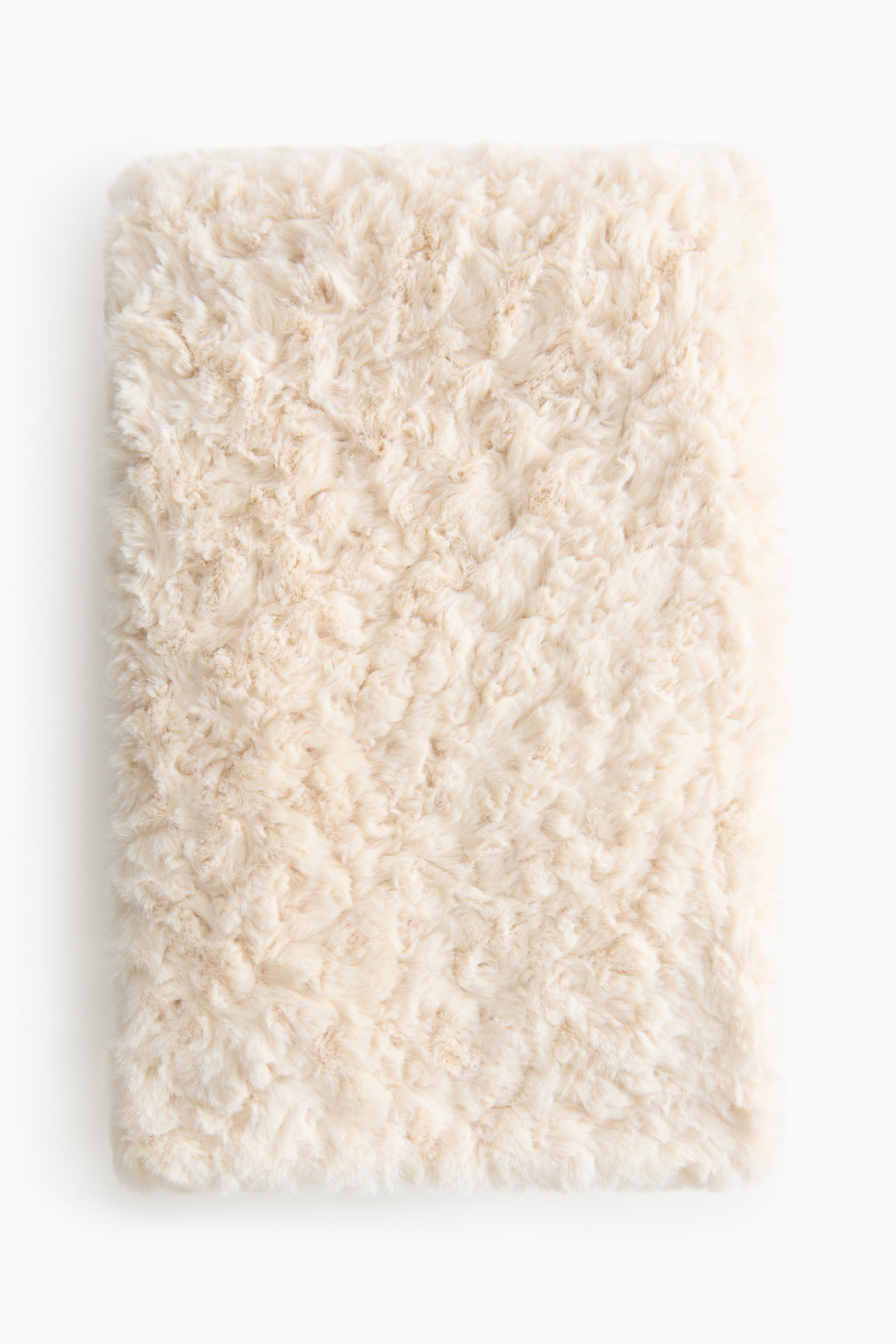 Couverture duveteuse - Crème - 1