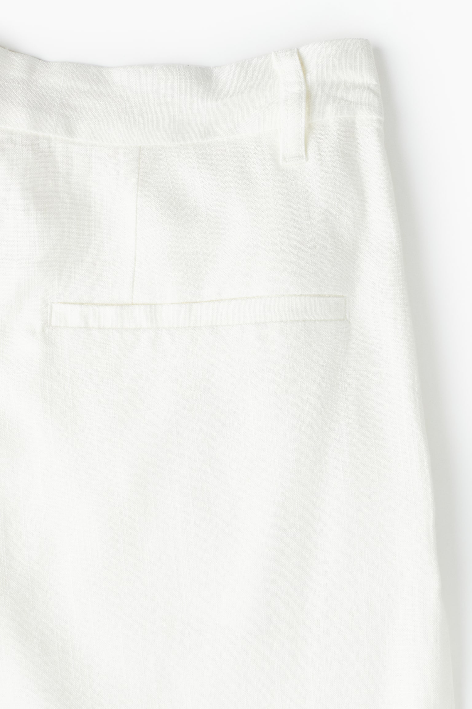 Linen-blend tailored shorts - White/Black/Light beige/Light grey - 4