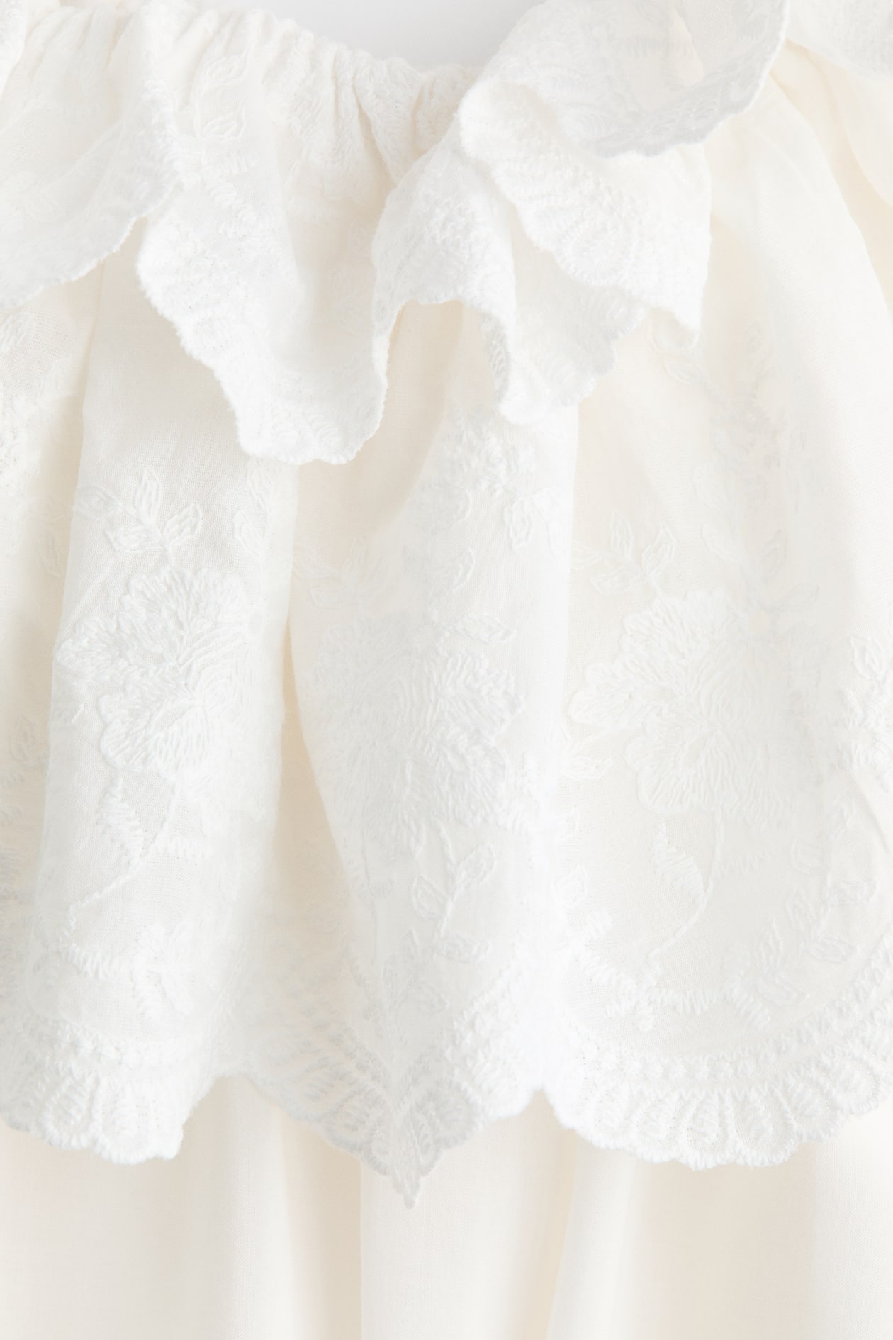 Ruffle-Trimmed Off-the-Shoulder Dress - image 4