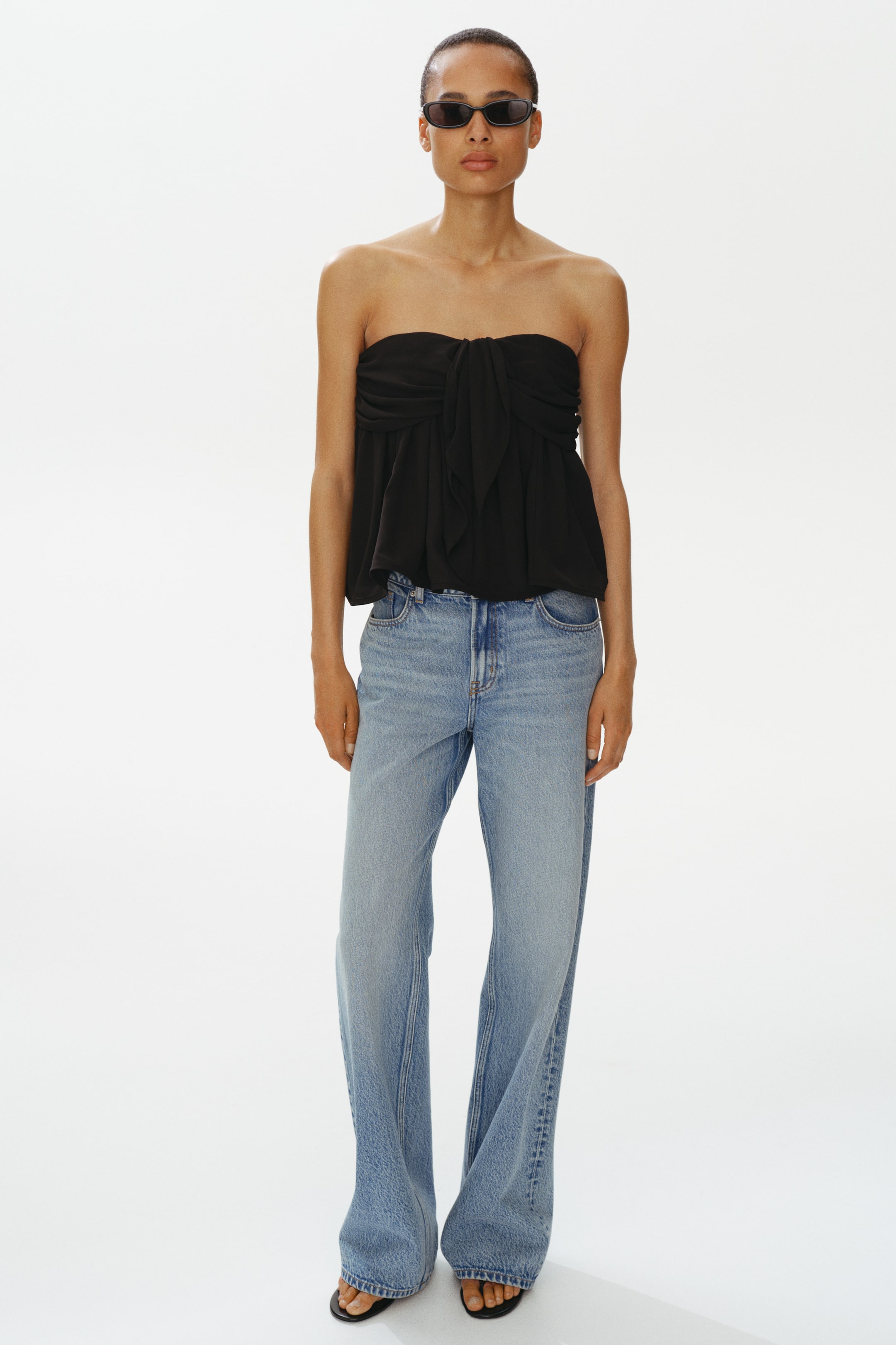 Женские топы H&M Tie-Detail Bandeau Top — фото 5