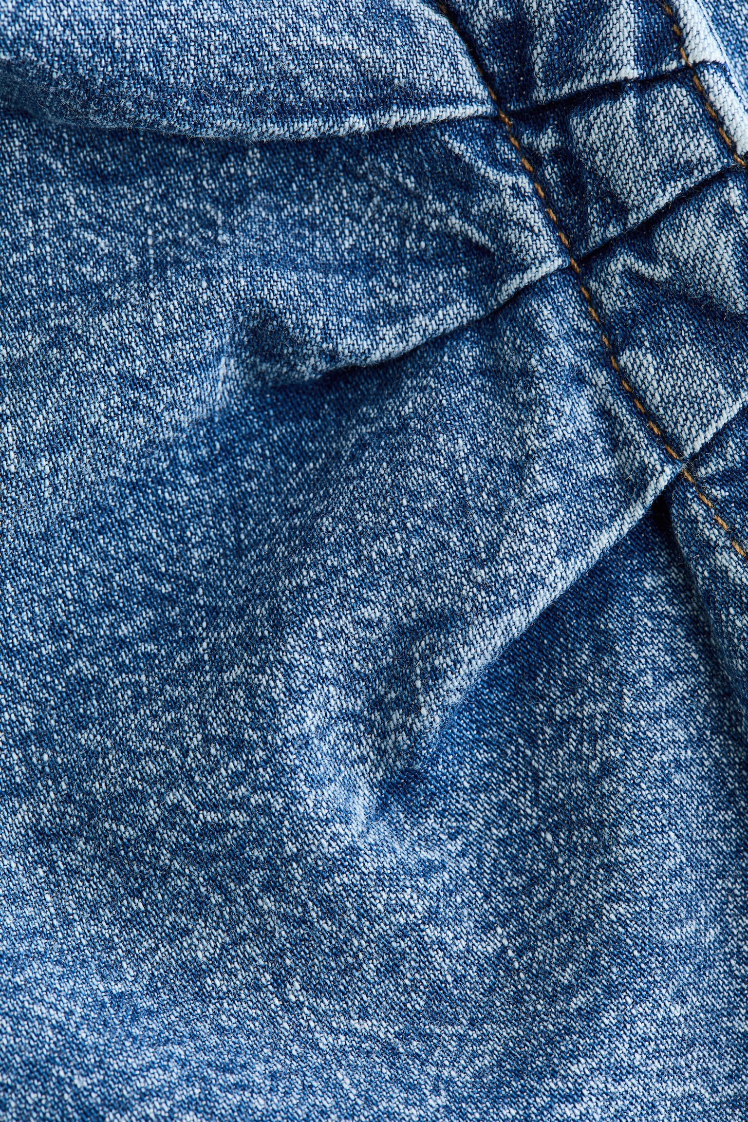 Женская рубашка H&M Denim Wrap, цвет: Джинсовый синий — фото 6