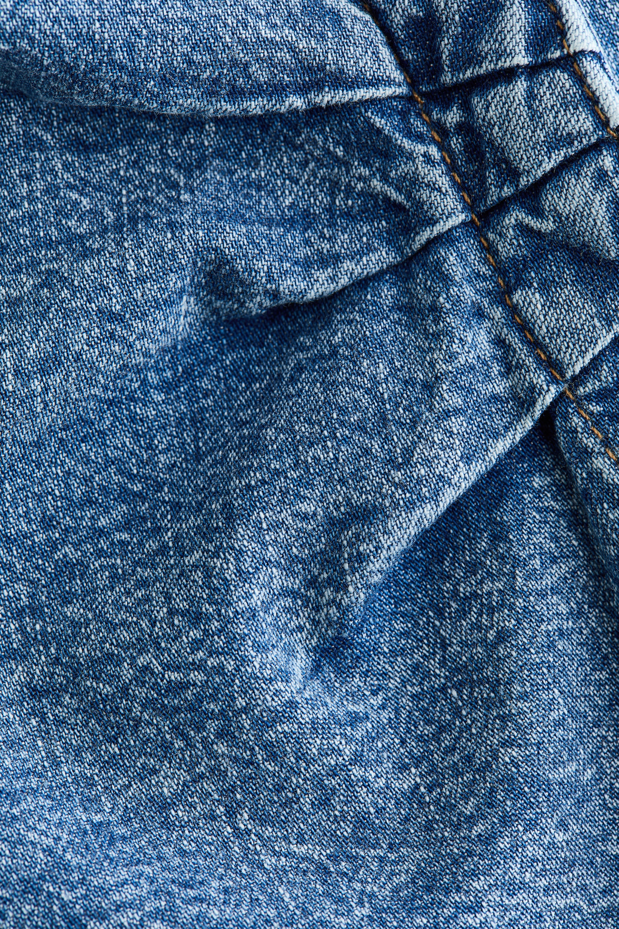 Chemise croisée en denim